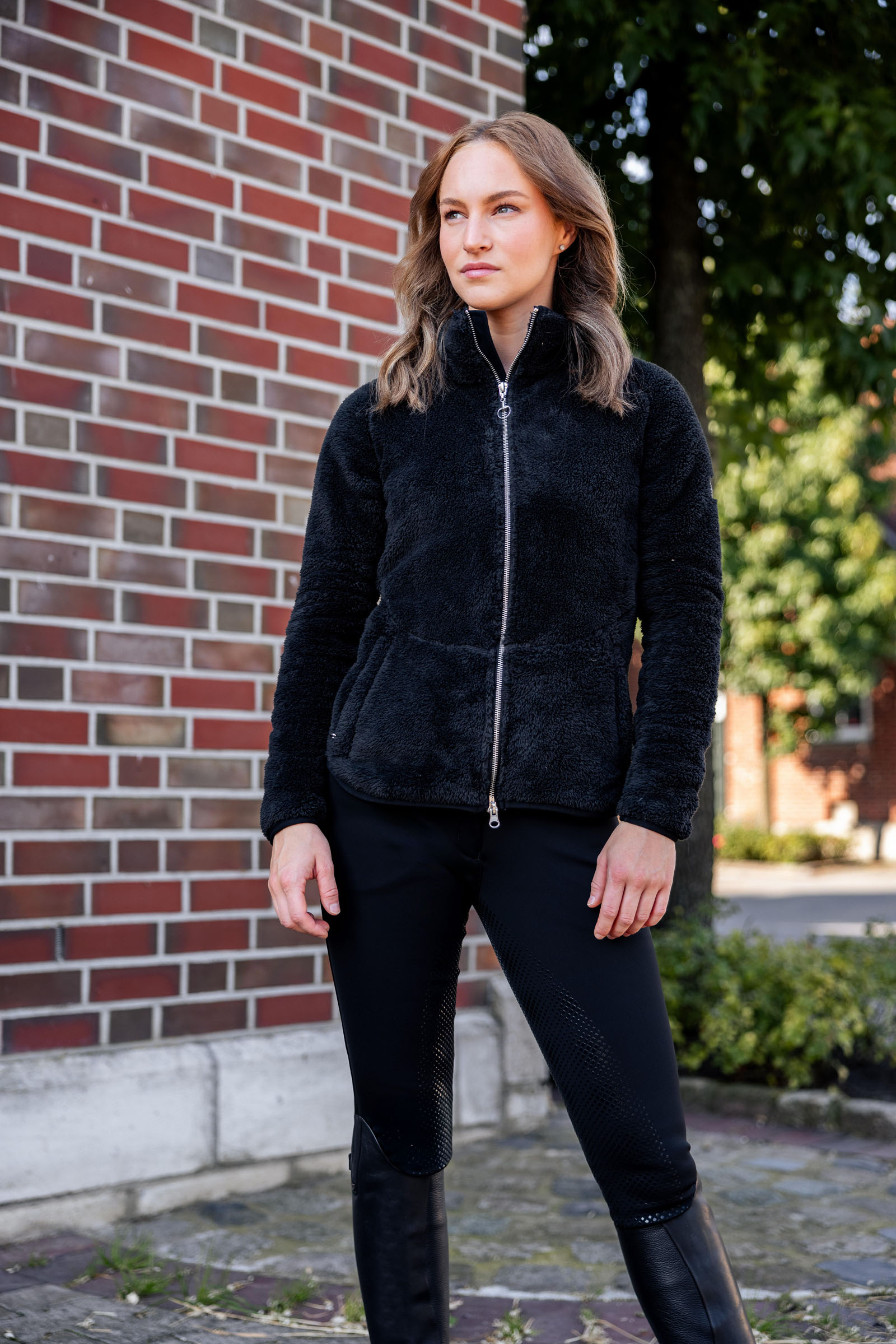 Chaqueta Polar de Felpa para Mujer Horze Merida