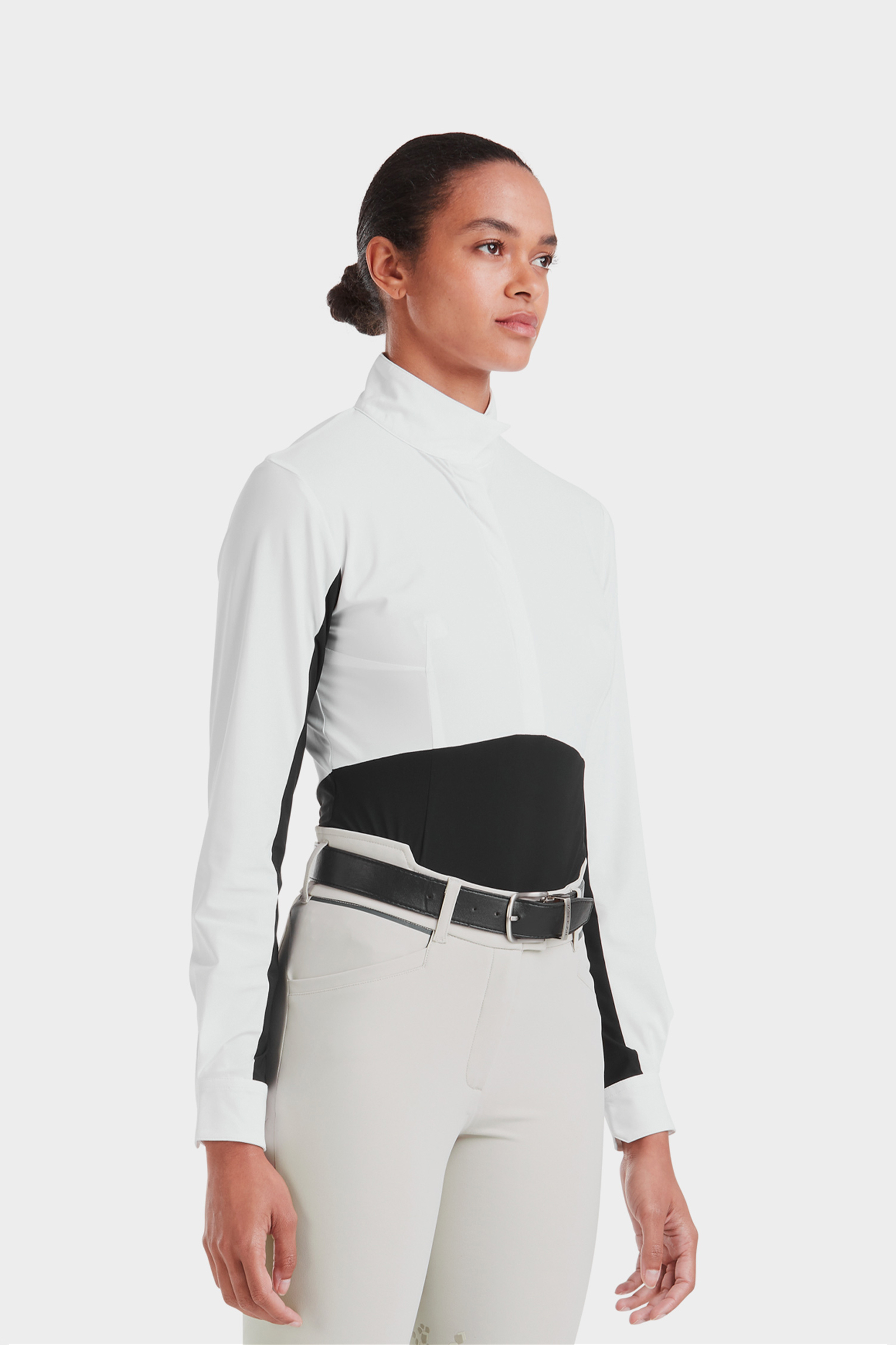 Horse Pilot Monica camisa de concurso de manga larga para mujer