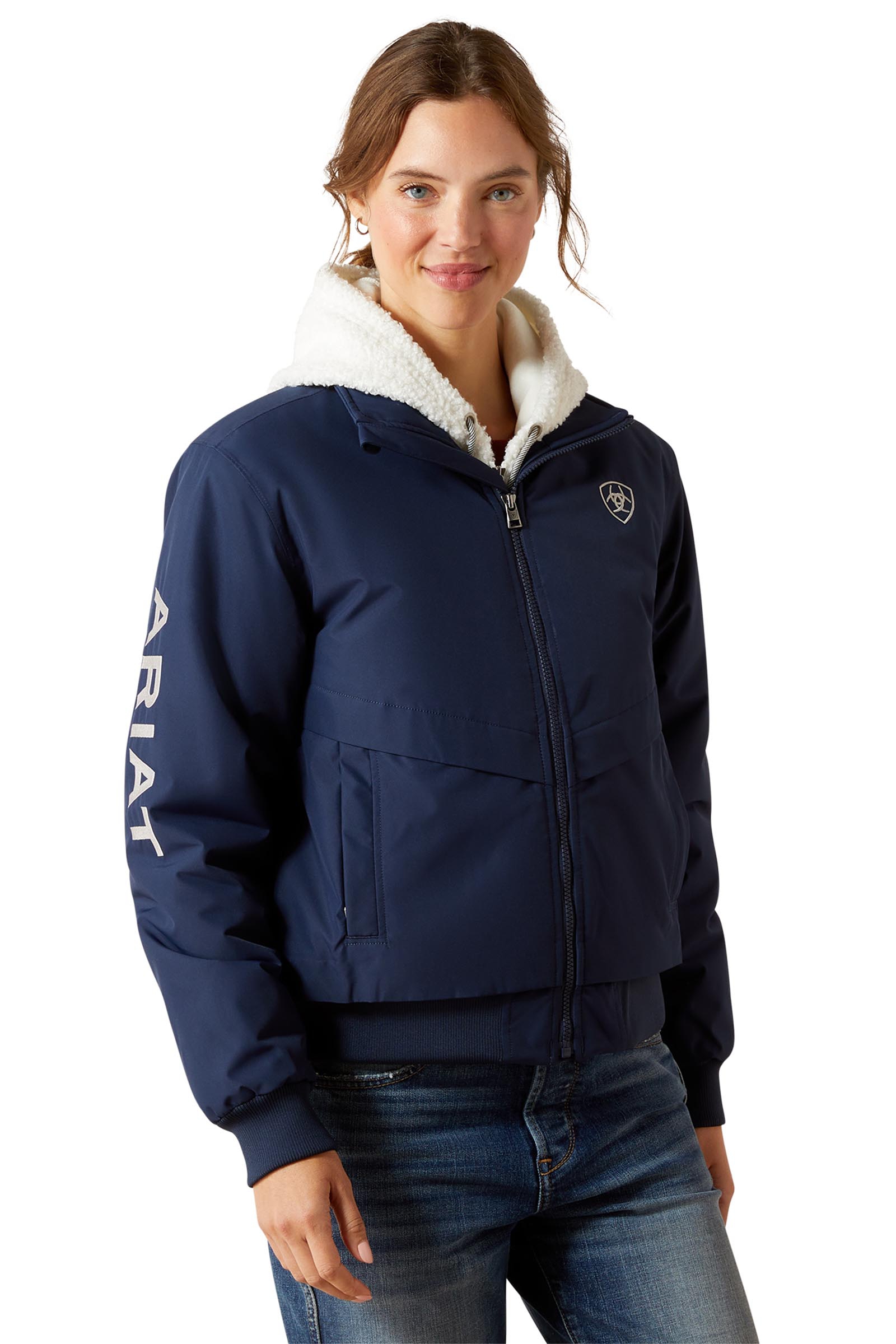 Navy Ariat Stable 2.0 Chaqueta t&eacute;rmica para mujer