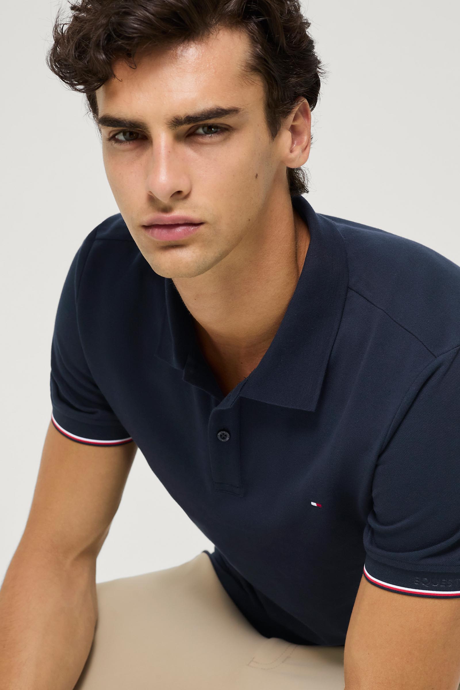 Tommy Hilfiger Equestrian Davis polo piqu&eacute; para hombre