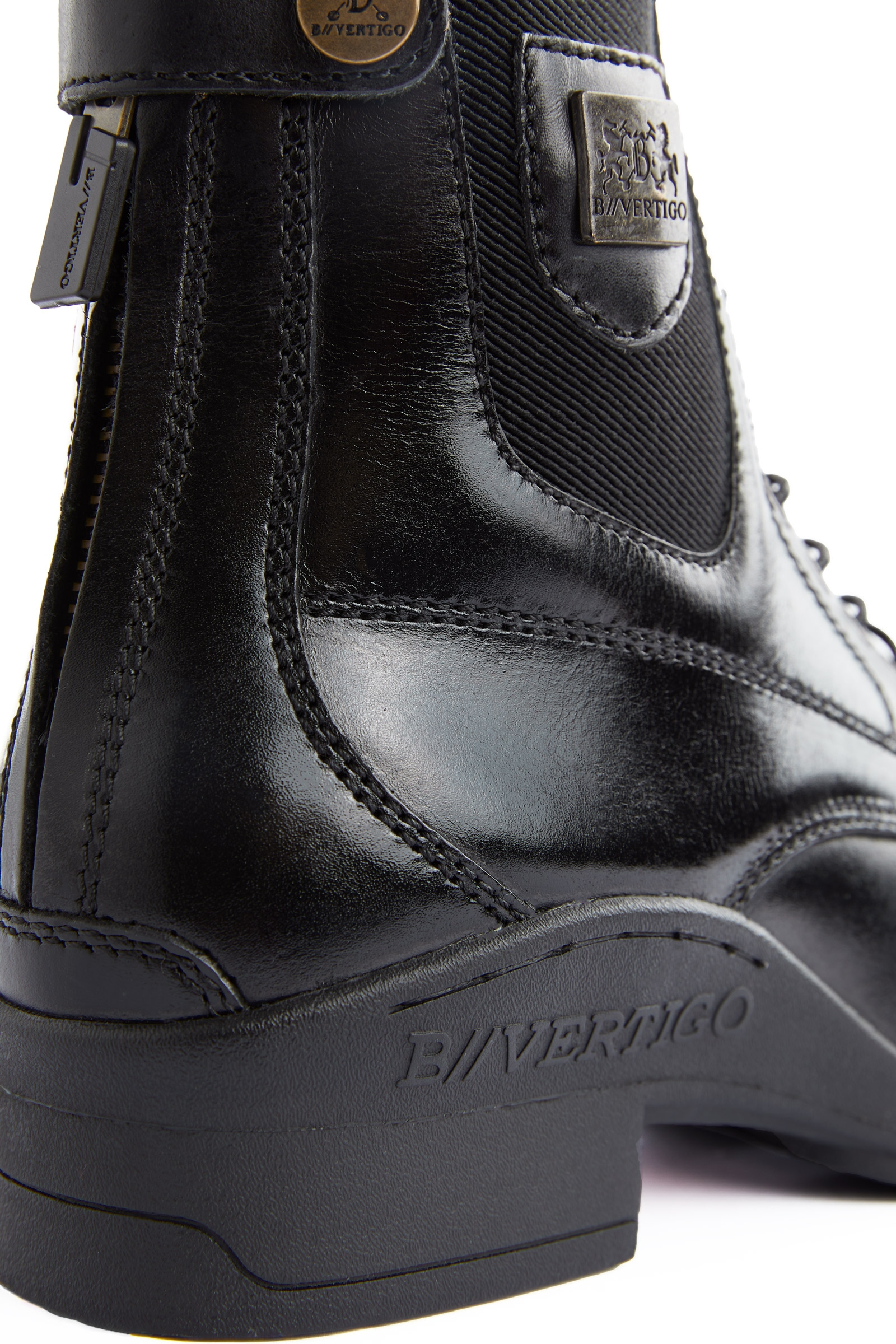 Botines de Cuero con CordonesDelanteros para Mujer B Vertigo Jupiter