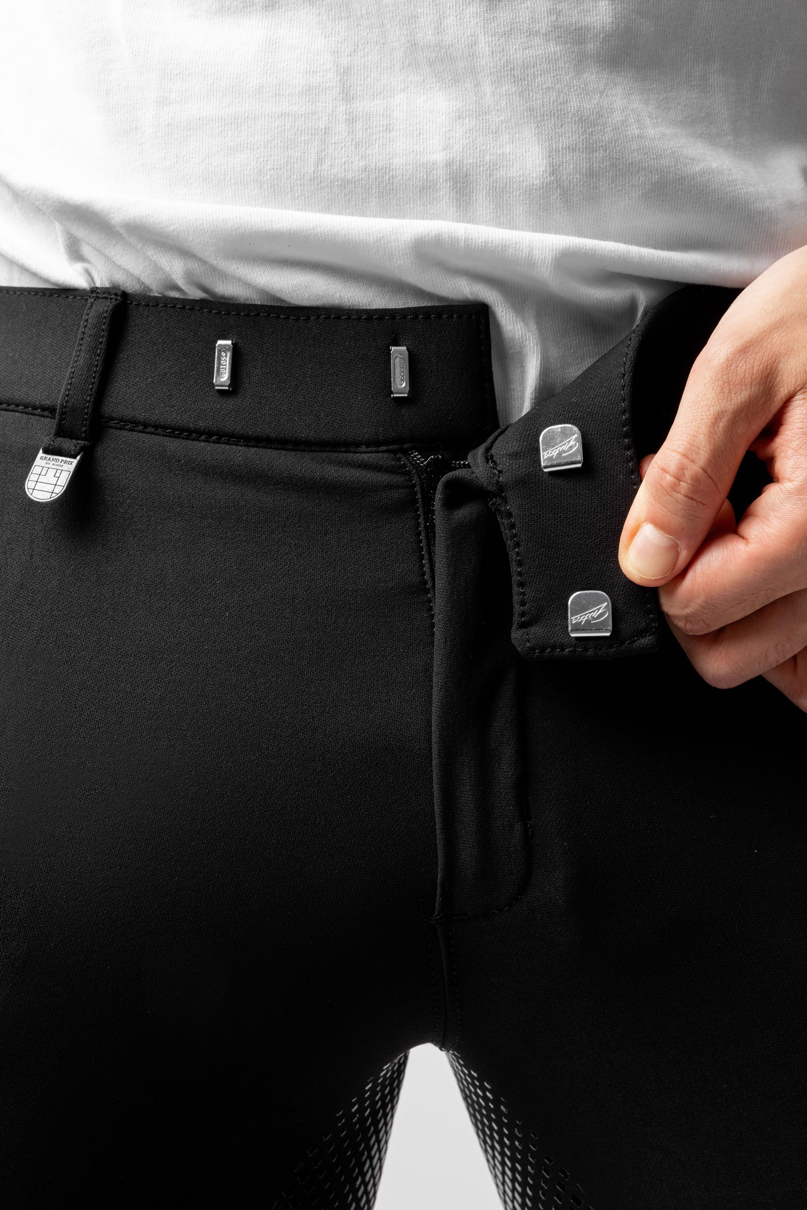 Horze Grand Prix pantalones de montar para hombre con asiento completo de silicona UPF 50+