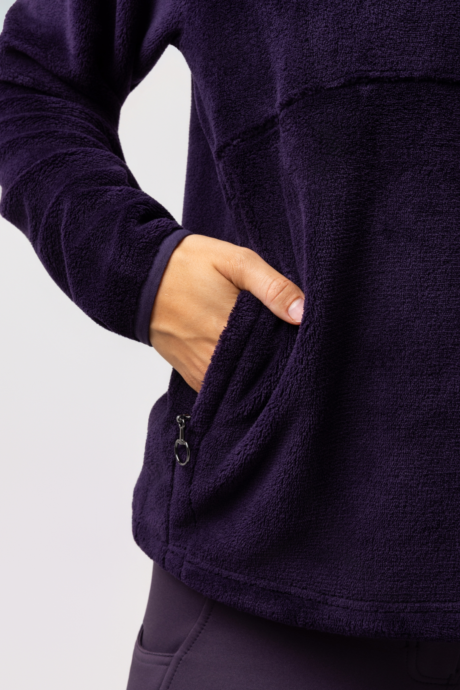 Horze Frieda Sudadera de forro polar anorak para mujeres