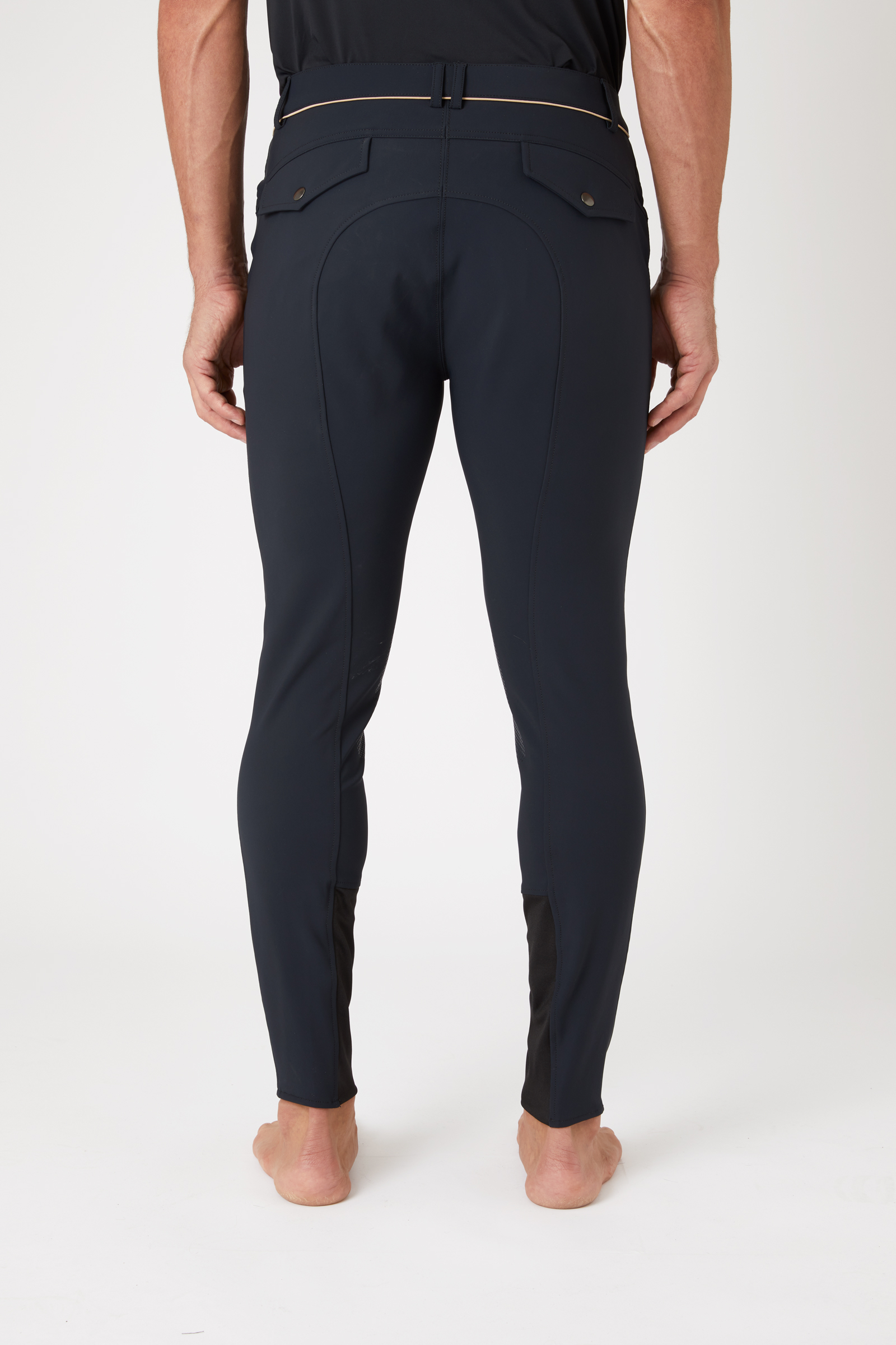 B Vertigo Damien pantalones de equitaci&oacute;n para hombre con refuerzo de rodilla