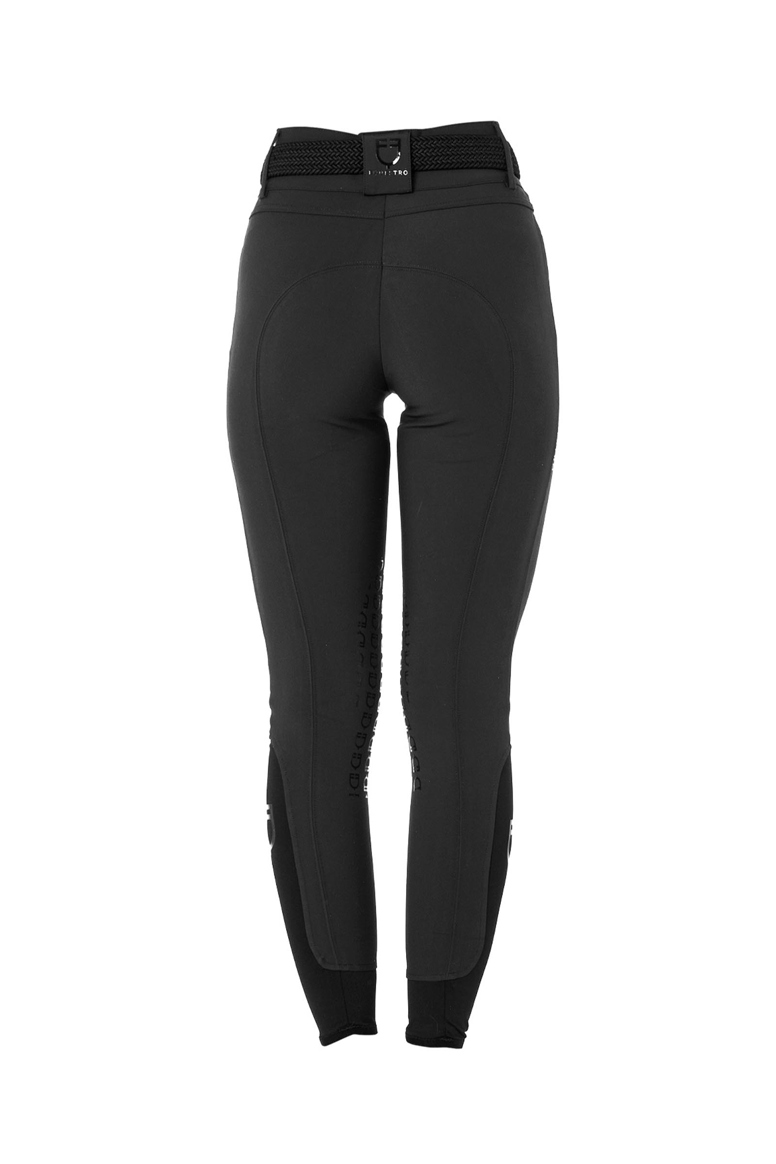 Equestro SS2026 Pantalones equitaci&oacute;n mujer cintura alta grip rodilla  