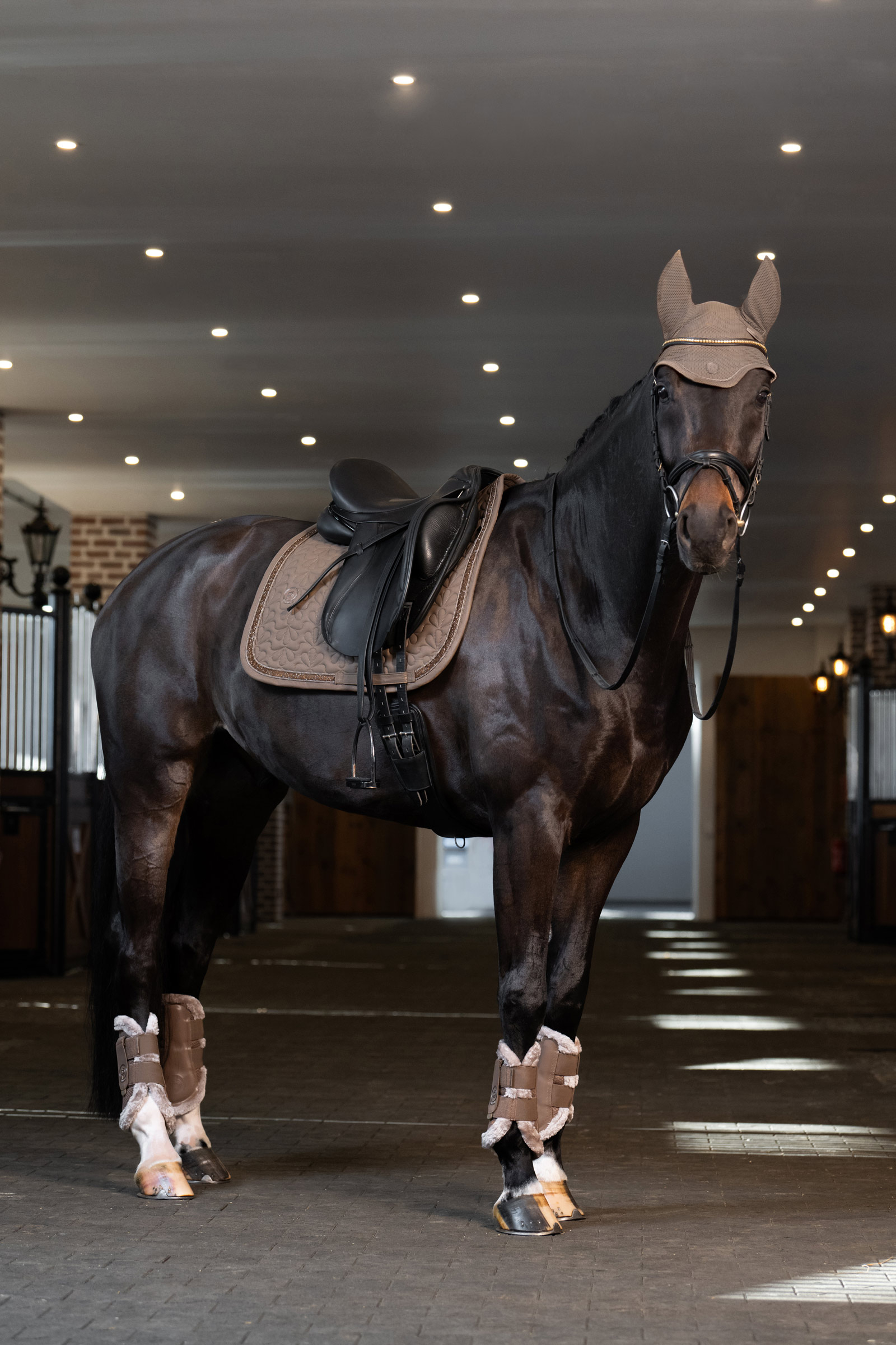 Eskadron Platinum 25 Mesh Botas de Tend&oacute;n de Piel Sint&eacute;tica