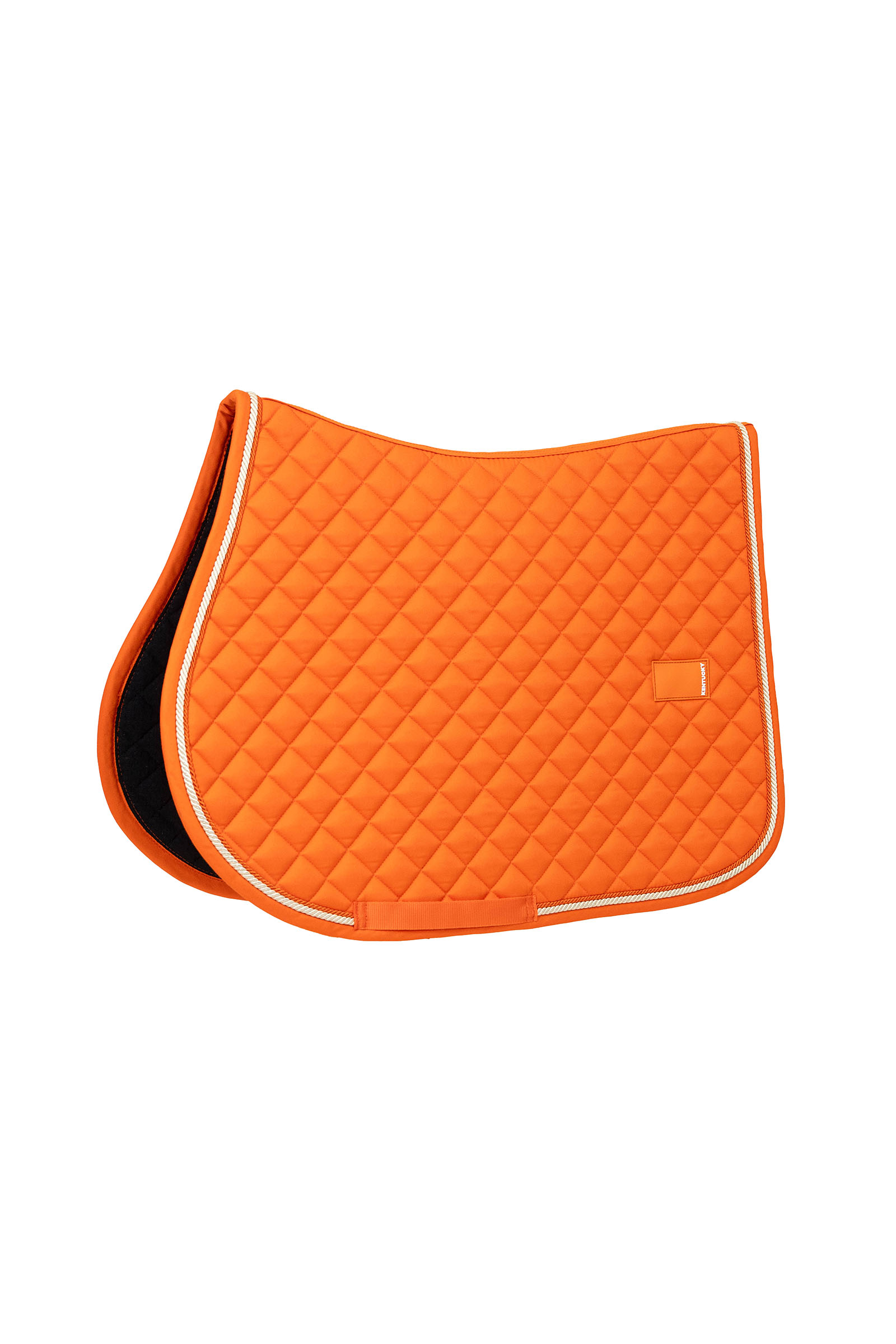 orange Kentucky Horsewear mantilla de salto Diamond Rope