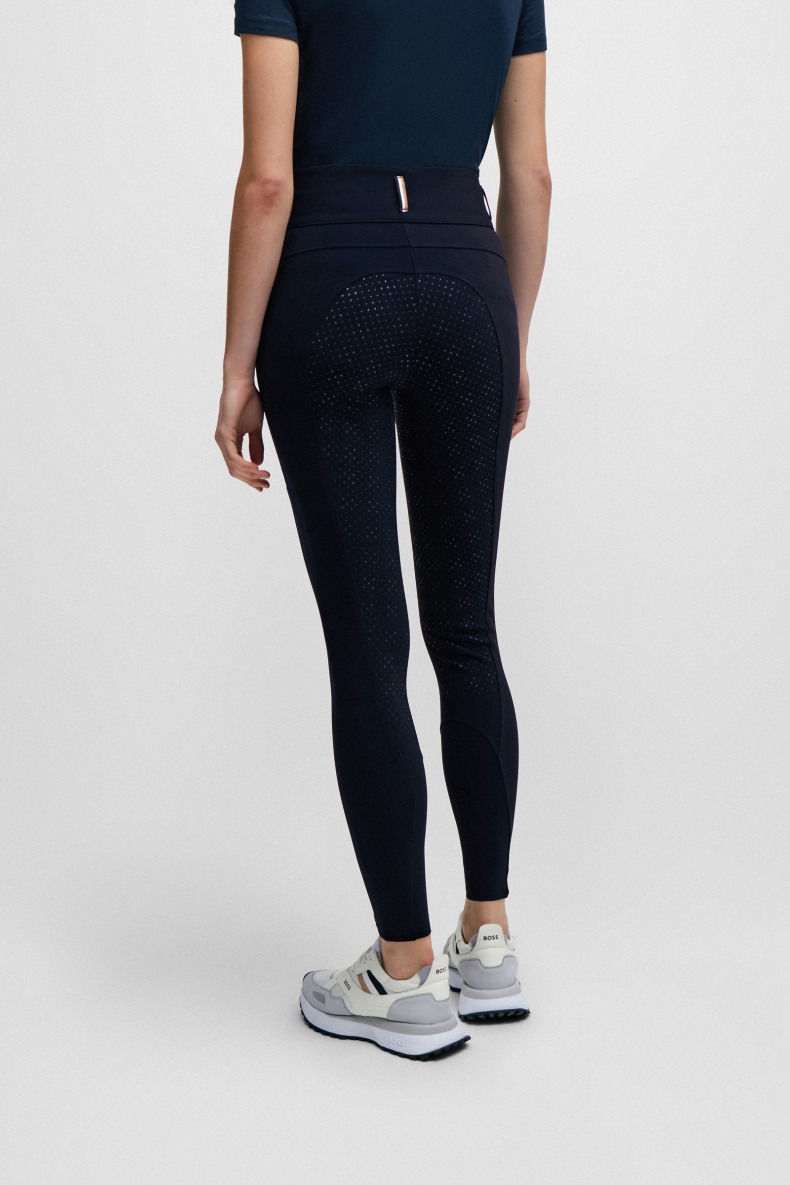 Pantalones cortos de verano de cintura alta con agarre completo Boss Hailey