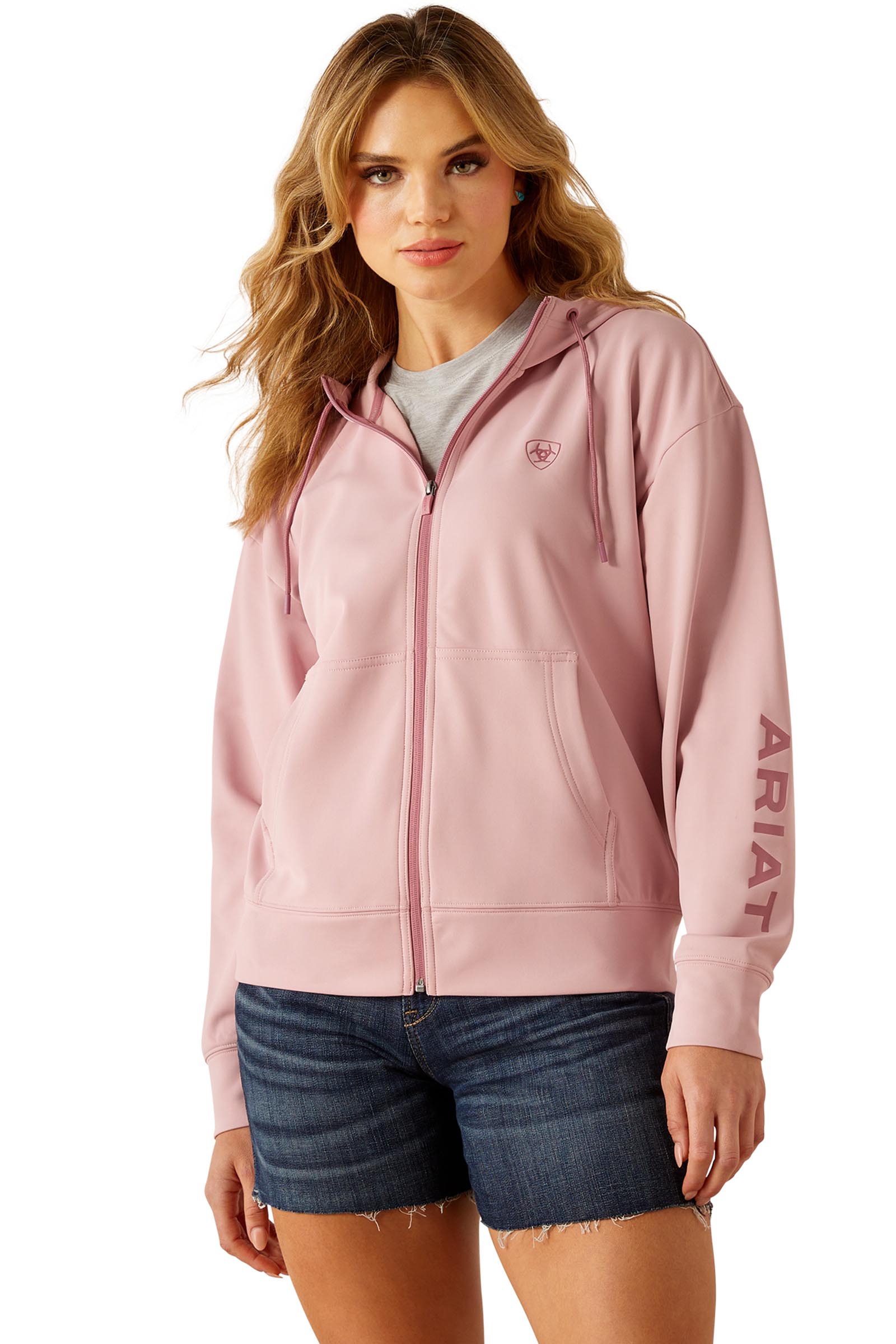 Ariat Breeze sudadera con capucha para mujer con cremallera completa