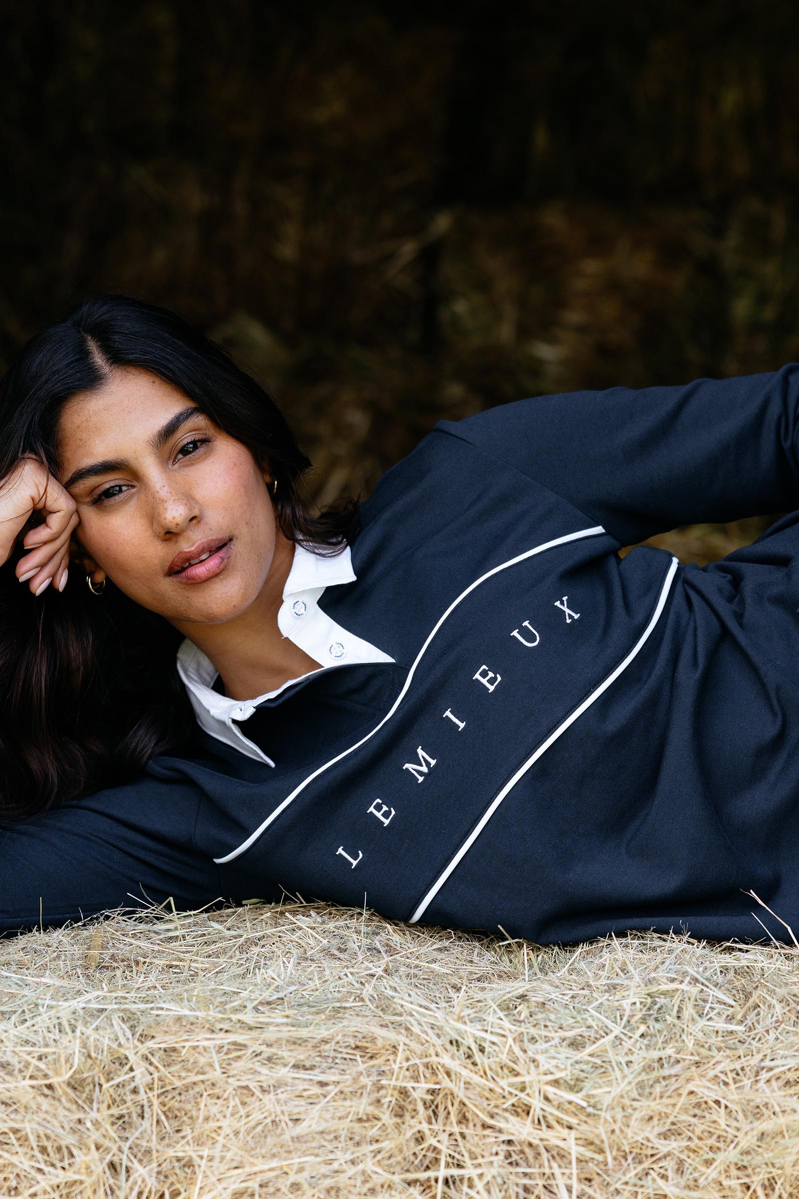 LeMieux Rochelle camiseta de rugby para mujer