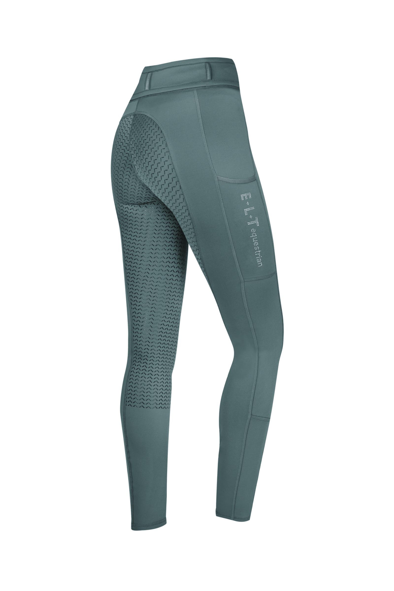 Pine Green ELT Ella Glam Leggings de Equitaci&oacute;n para Ni&ntilde;os