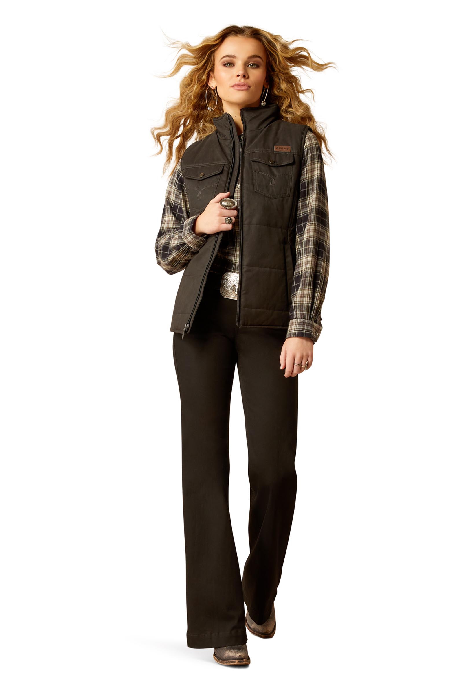 Ariat Grizzly Chaleco acolchado para mujer