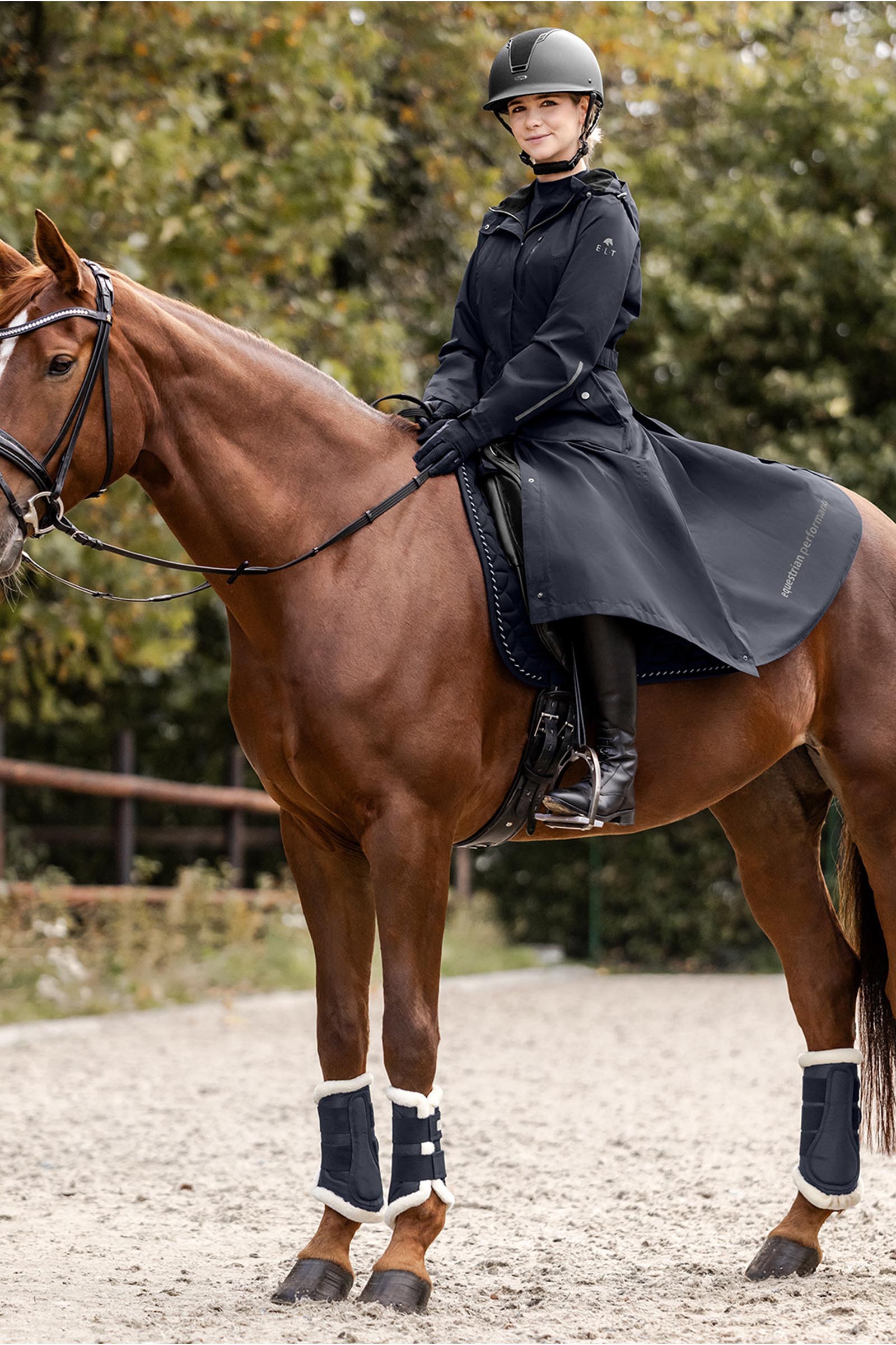 ELT Fehmarn Abrigo impermeable de equitaci&oacute;n para mujeres