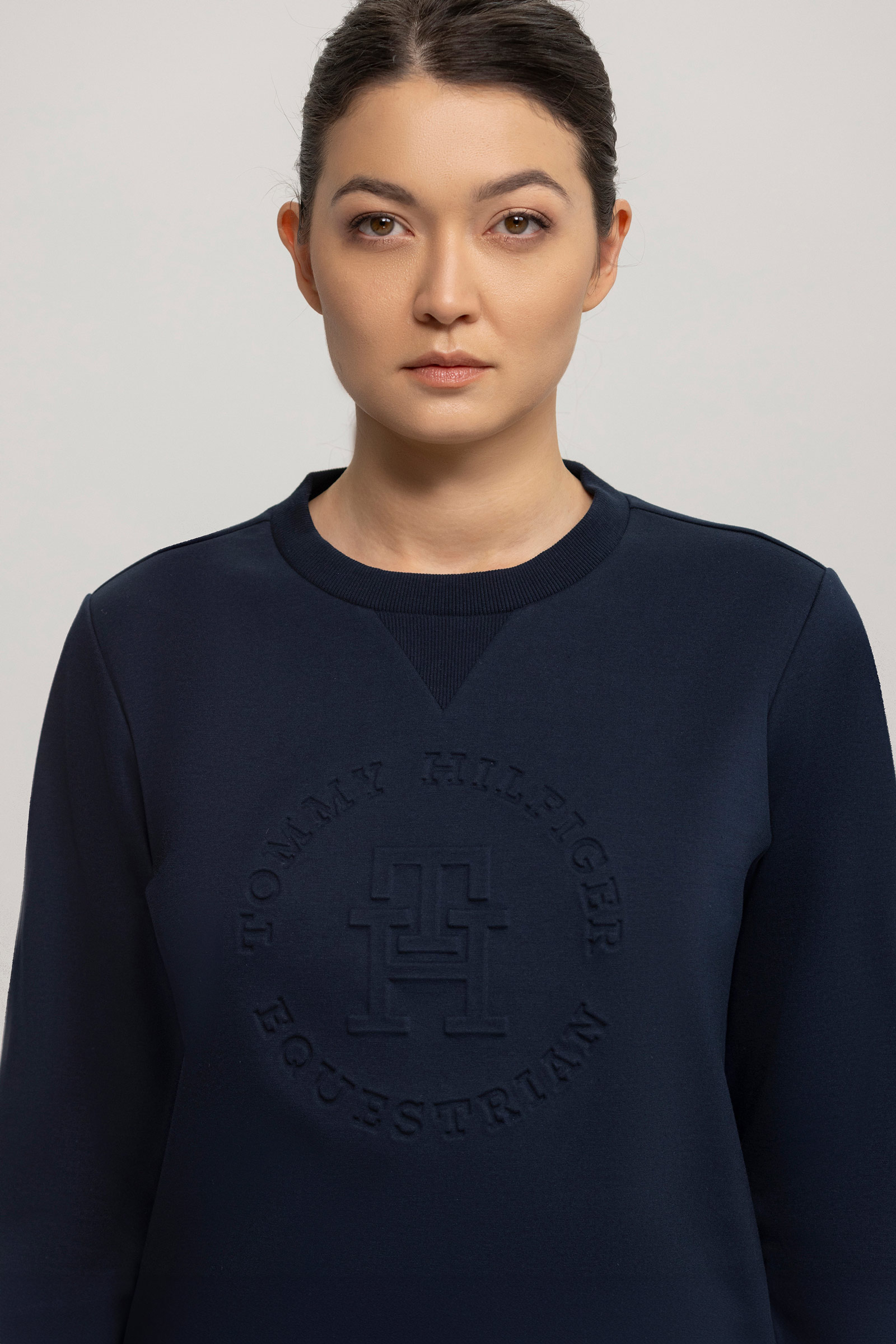 Tommy Hilfiger Equestrian Illinois su&eacute;ter para mujer con estampado gr&aacute;fico