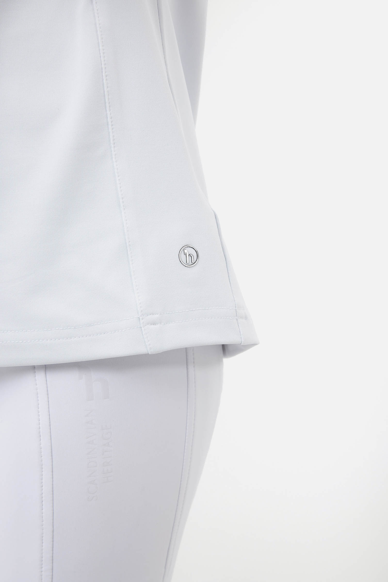 Horze Young Rider Louisa camisa de concurso con paneles de malla