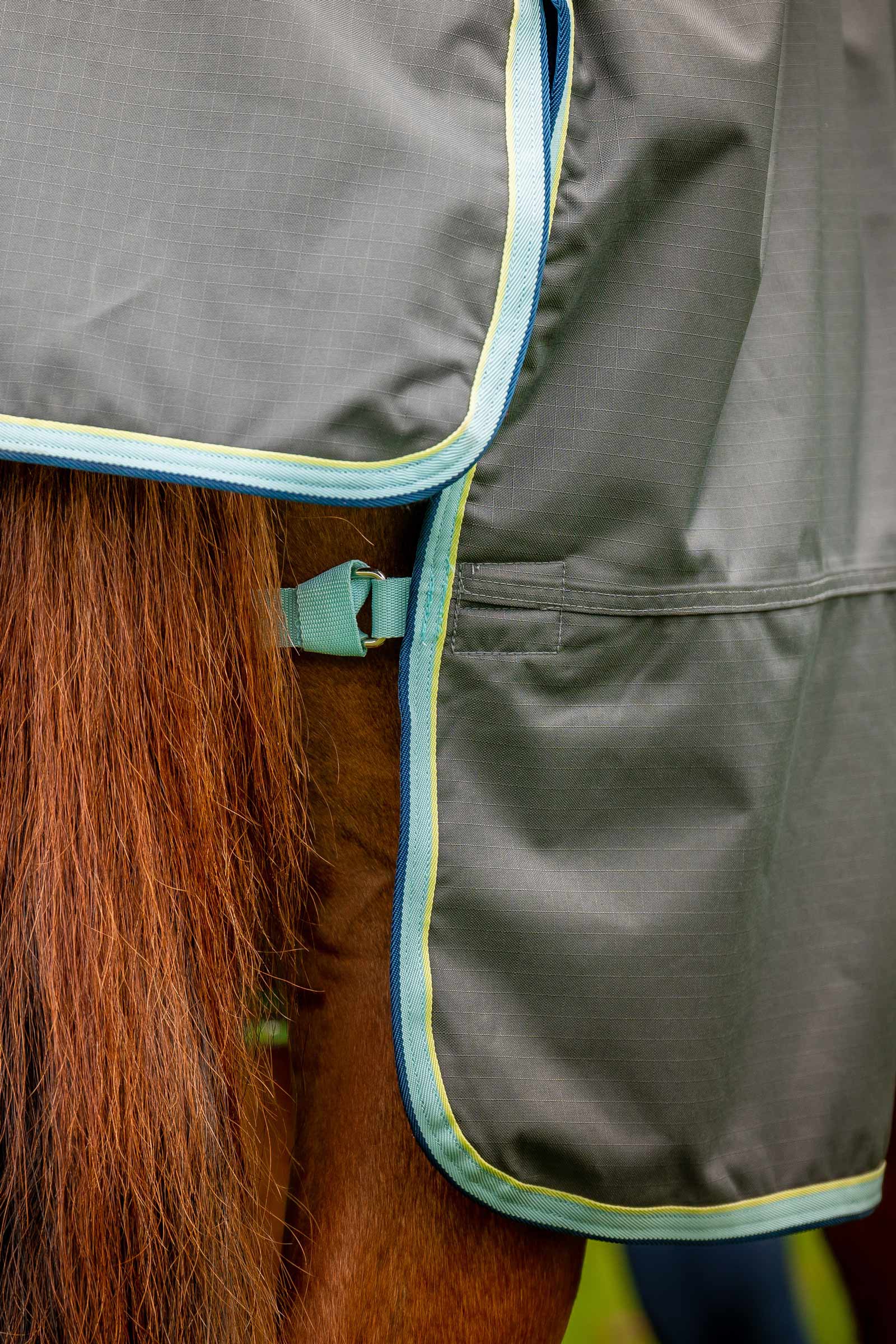 Horseware Amigo Hero Ripstop Plus manta de exterior con cuello desmontable, 200g