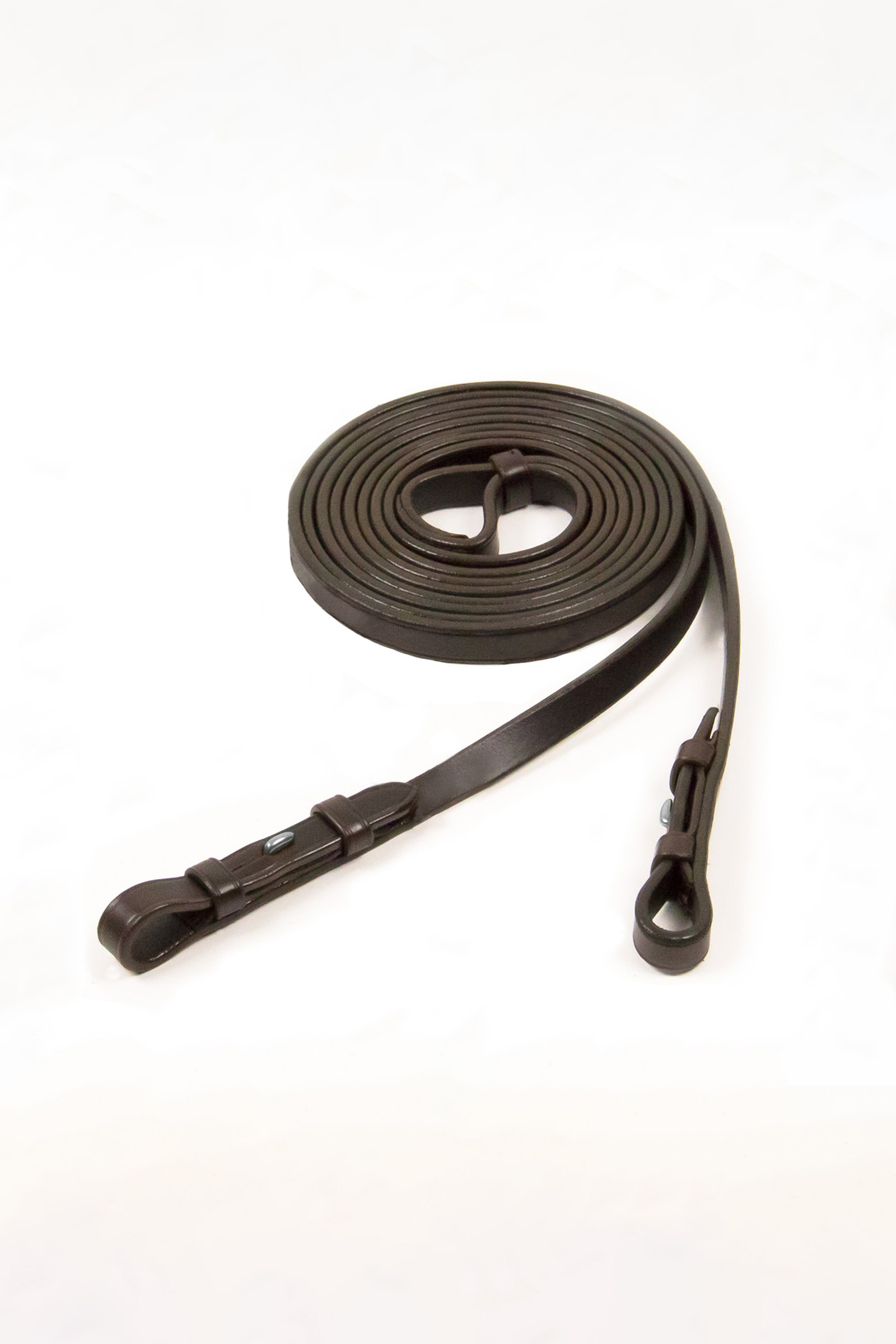 Riendas de doble brida Schockemöhle Sports, 13 mm, corchete, sin topes