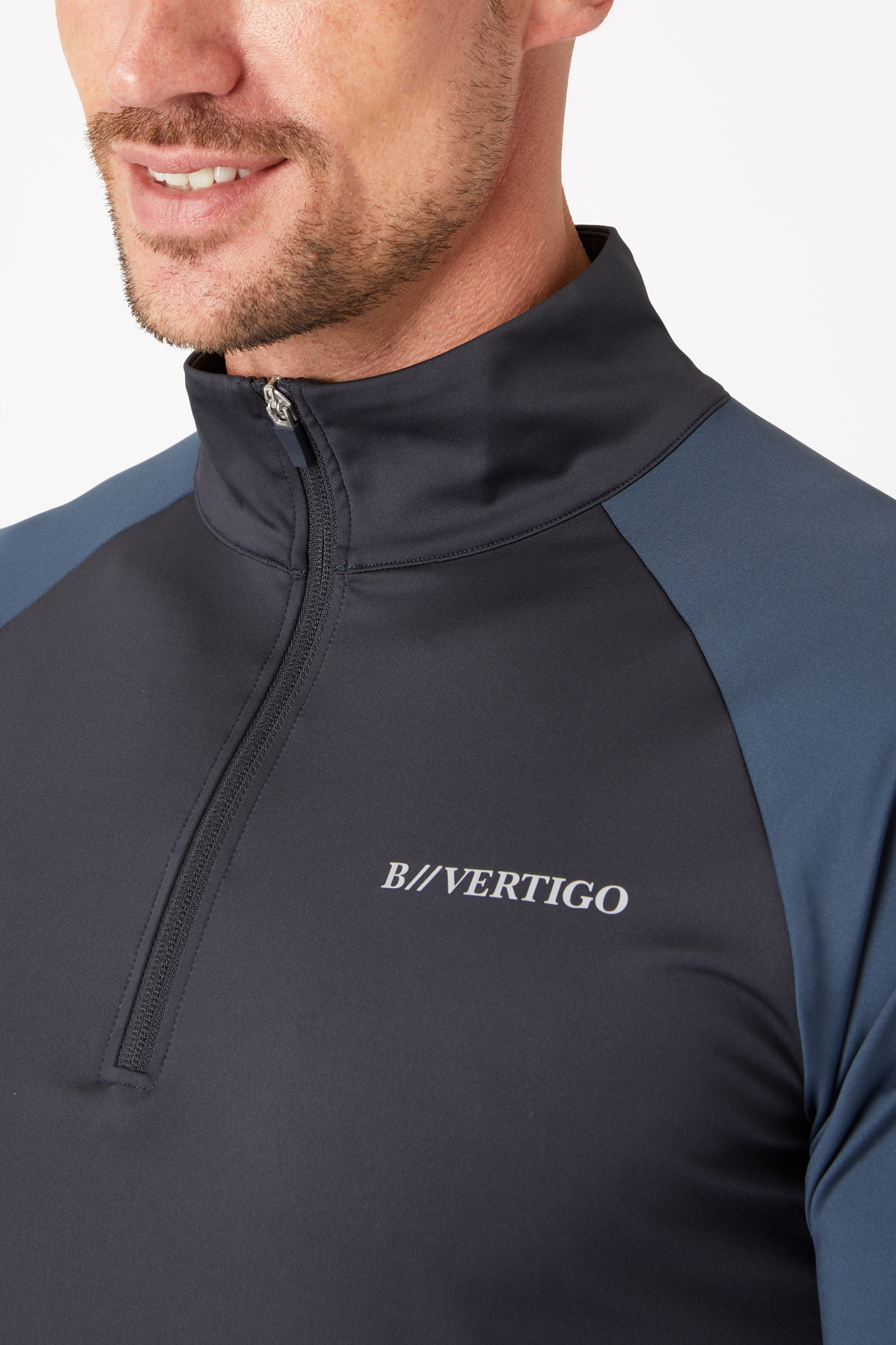 Camisa de Entrenamiento con Cremallera para Hombre B Vertigo Edmund