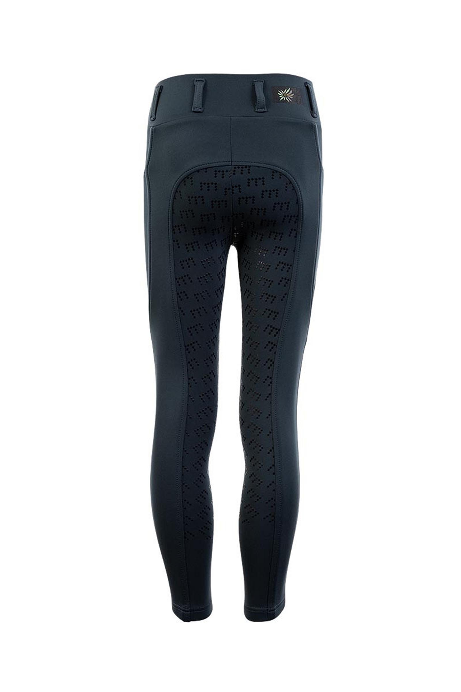Midnight Navy BR Mini Kids riding treggings con asiento de silicona