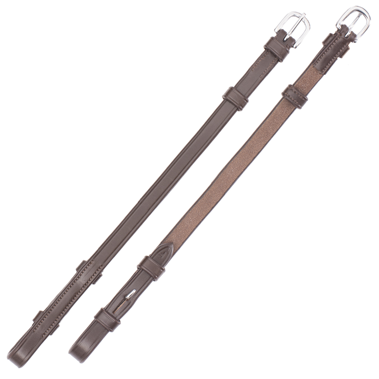 Espresso/Silver Schockemöhle Sports Double Cheek Pieces Seleccionar