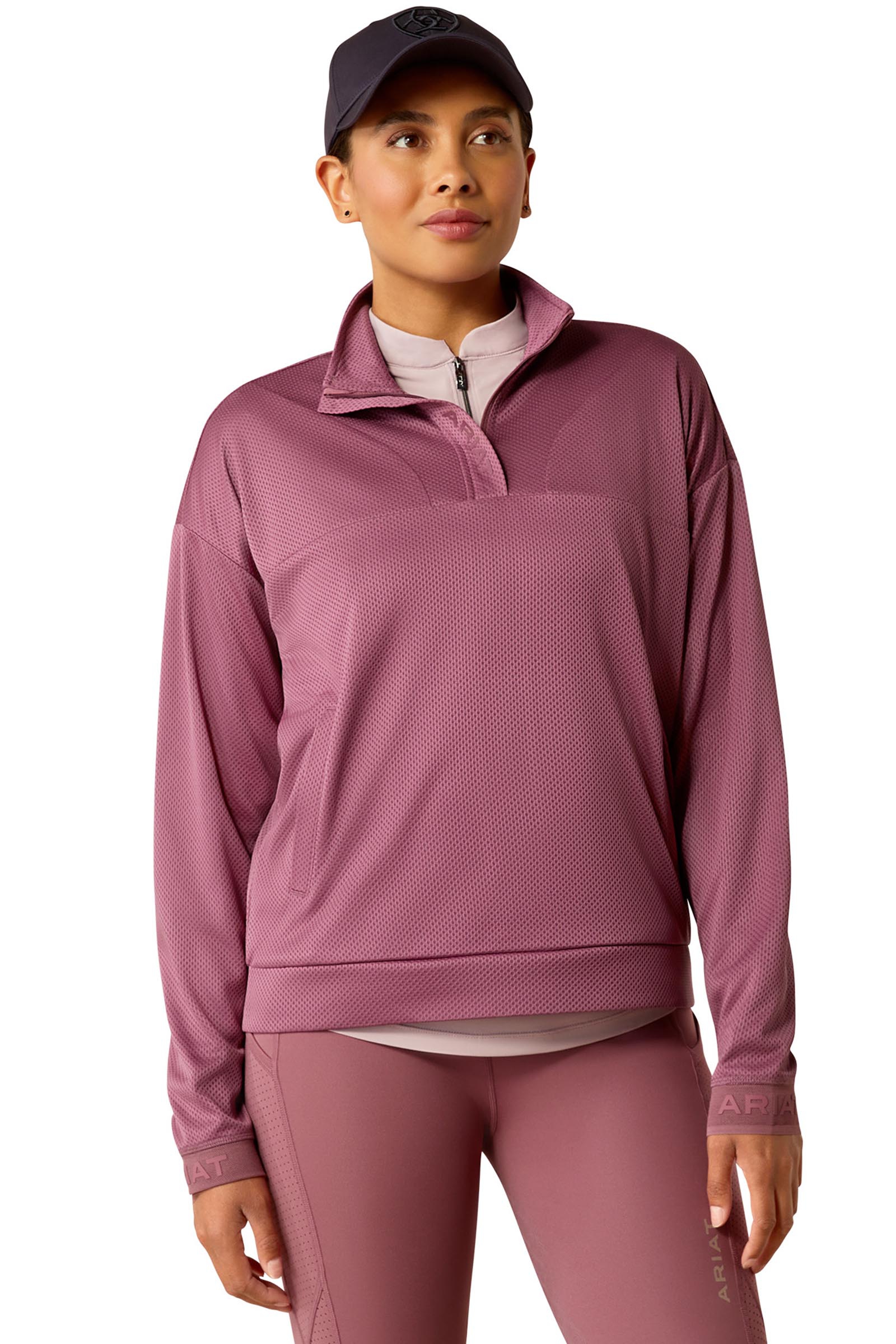 Ariat Breathe sudadera para mujer con 1/2 cremallera