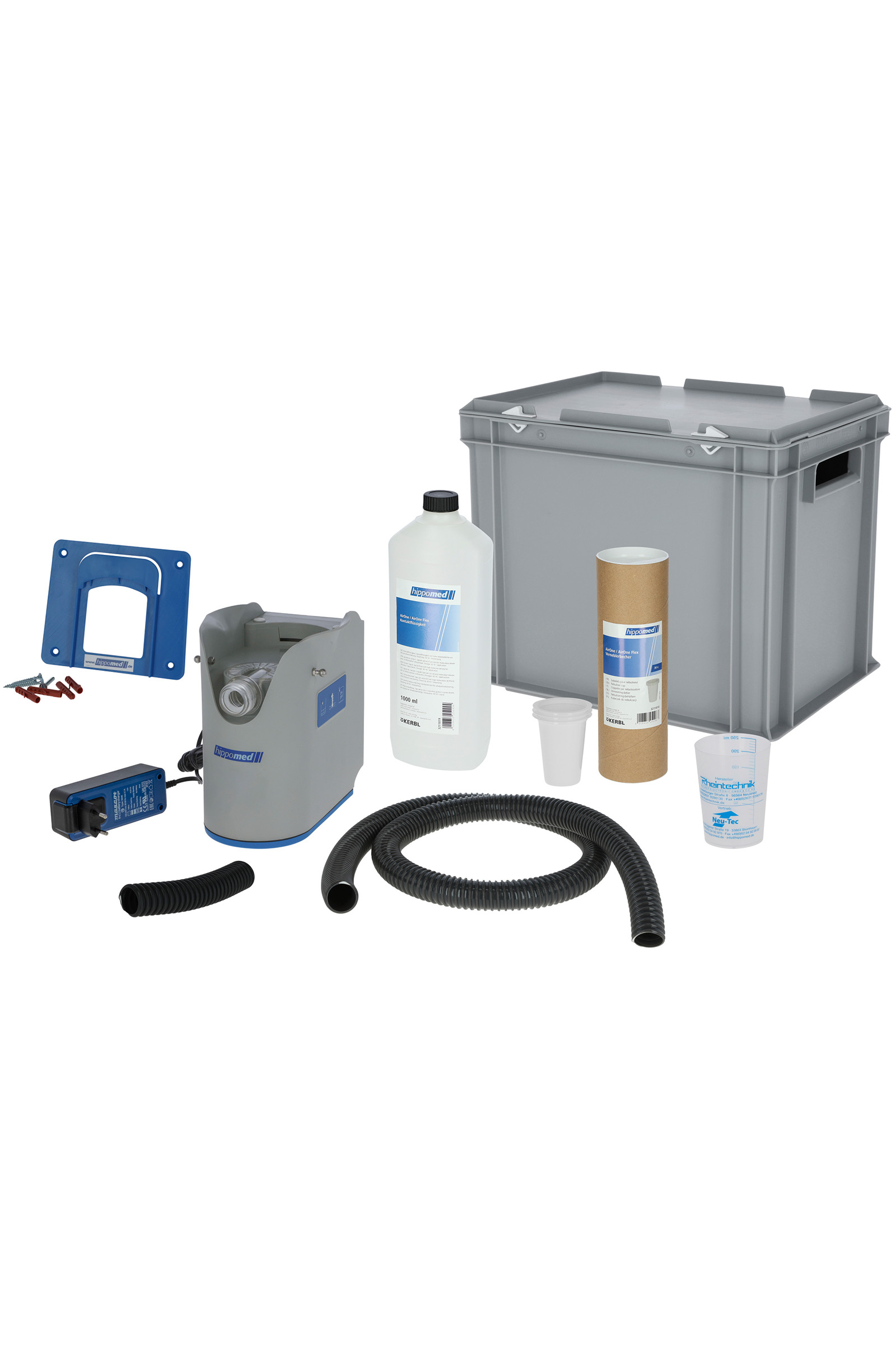 Inhalador sin M&aacute;scara de Ultrasonido con Bater&iacute;a Hippomed AirOne Flex