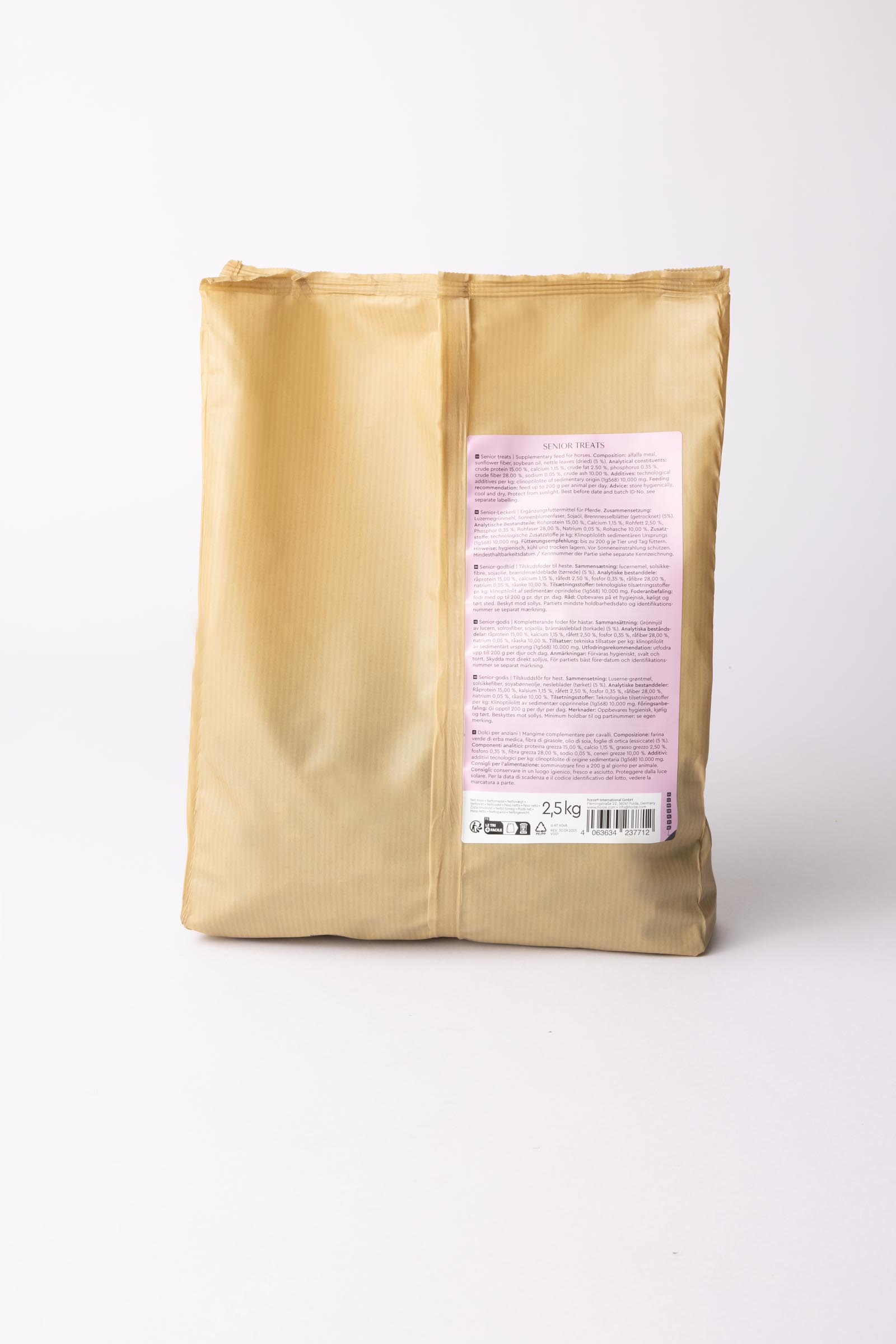 Galletas Senior Horze, Golosinas 2,5kg