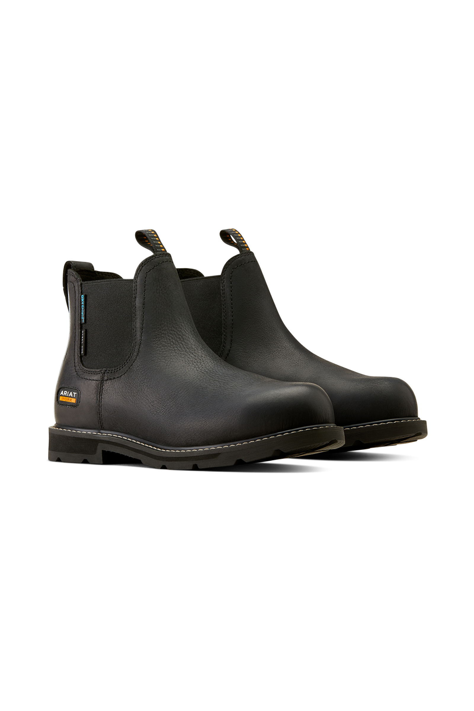 Black Ariat botín Groundbreaker Chelsea H2O para hombre con punta de acero