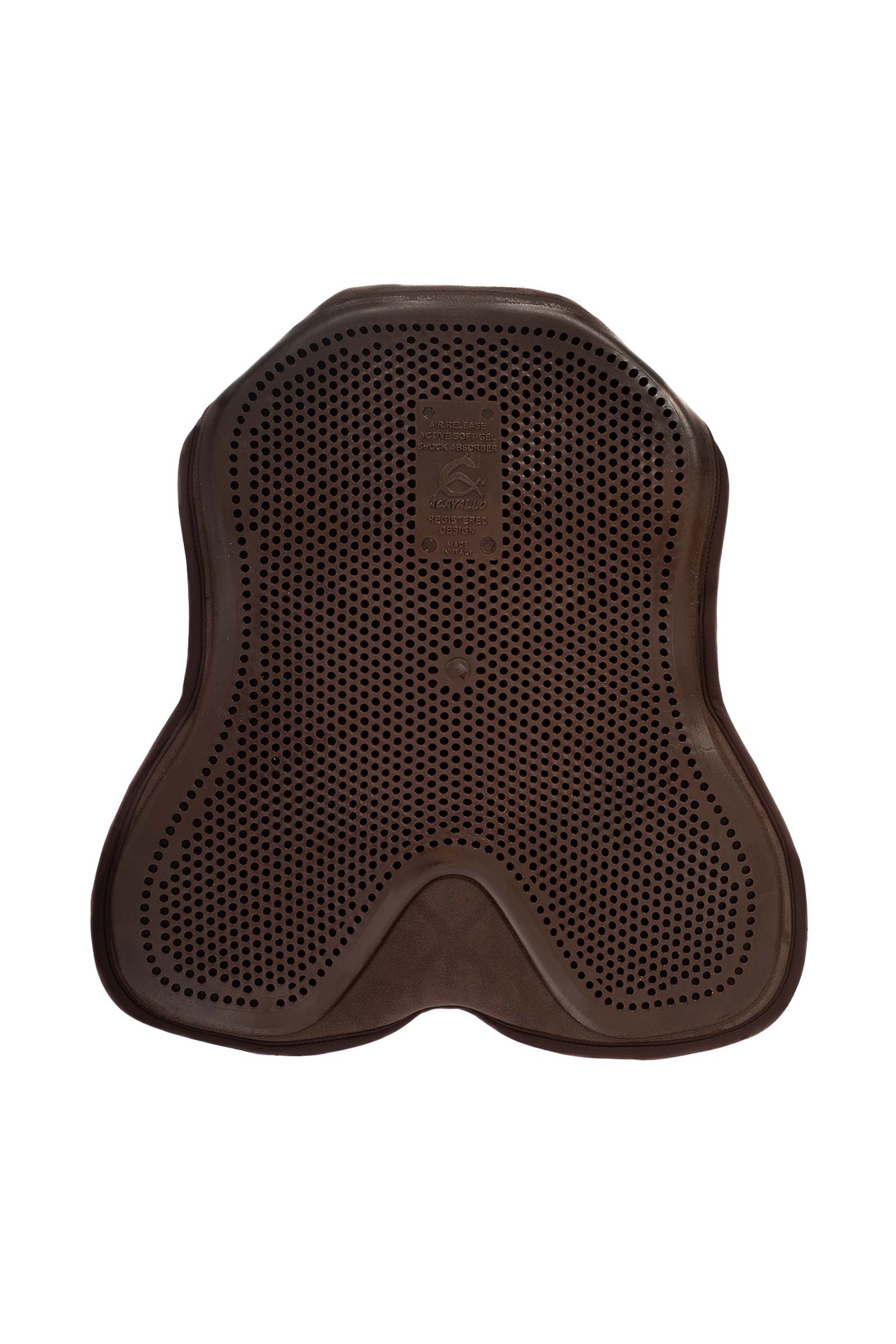Brown Asiento de Gel Salto Acavallo Out 10mm para Monturas de Salto