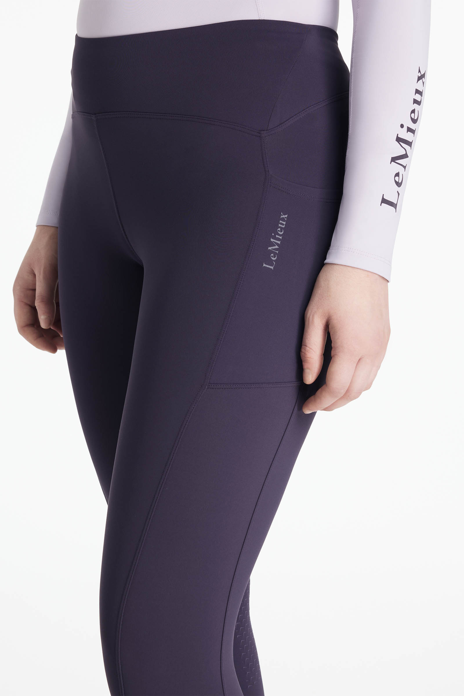 LeMieux Natalie pantalón de equitación para mujer afelpado con grip completo