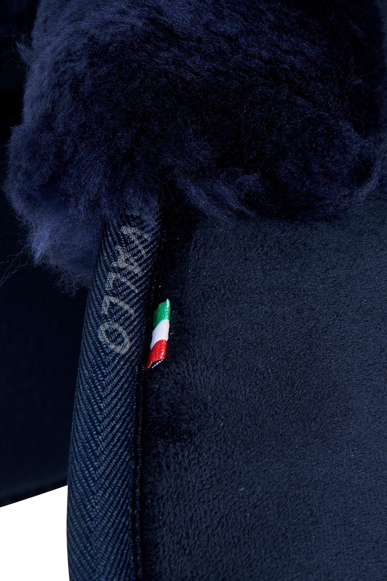 Acavallo Close Contact Memory Foam Media mantilla con piel de cordero