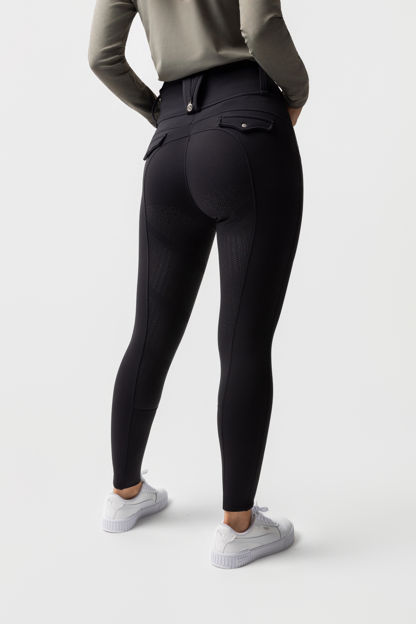 Black beauty B Vertigo Chiara pantalones equitaci&oacute;n compresi&oacute;n thermo mujer full grip