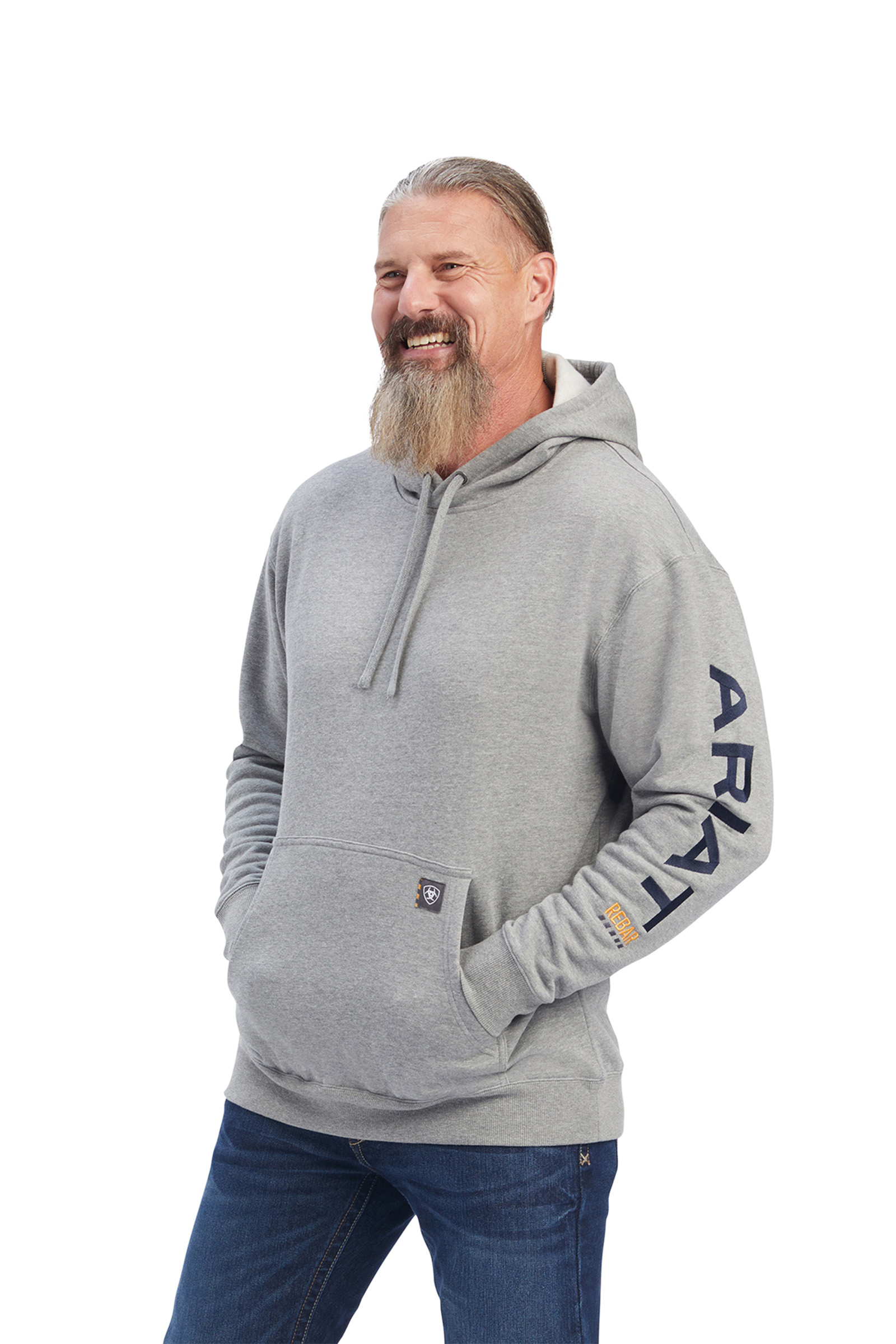 Ariat Rebar sudadera con capucha para hombre con estampado gráfico