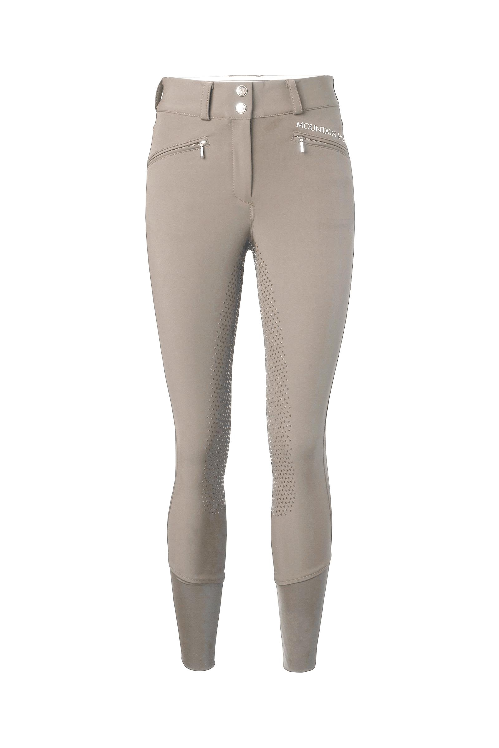 Plaza Taupe light brown Mountain Horse Diana pantalones de equitaci&oacute;n mujer full grip