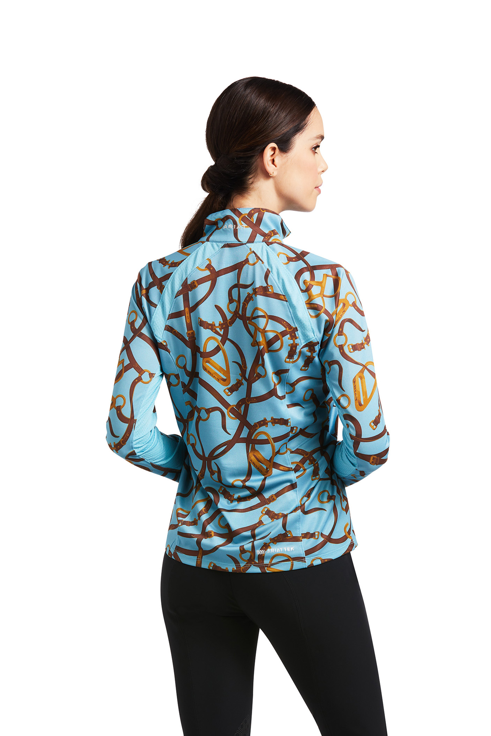 Camisa Capa Base 1/4 Cremallera para Mujer Ariat Sunstopper 2.0