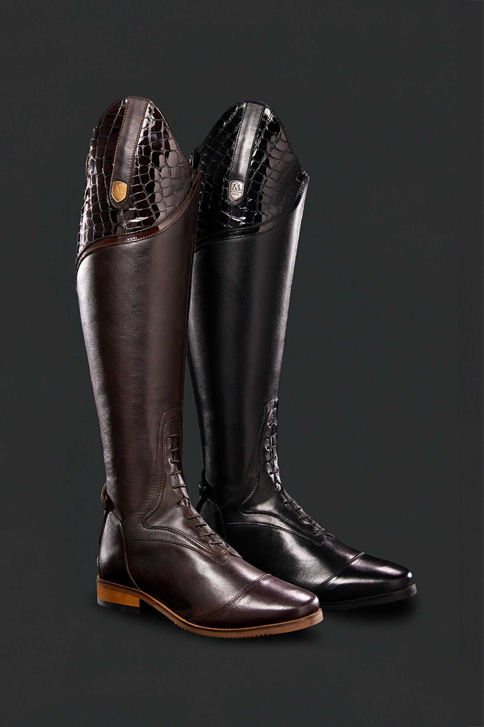 Dark Brown Mountain Horse Sovereign Lux Botas de Equitación para Mujer
