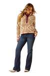 Ariat Berber Snap Jersey para mujer con tapeta 1/2 con corchetes