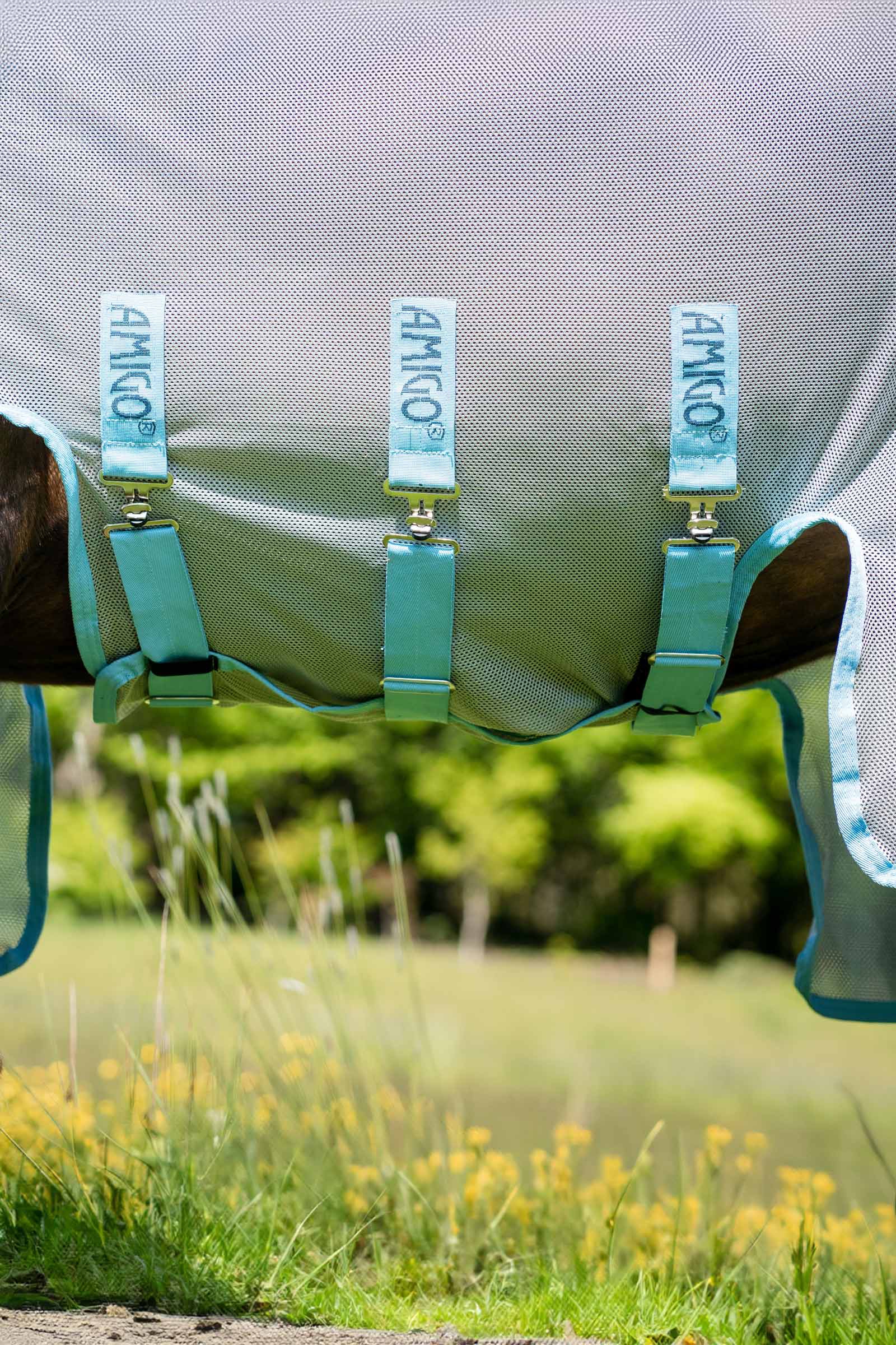 Horseware Amigo AmEco Bug Buster manta para moscas con cuello desmontable