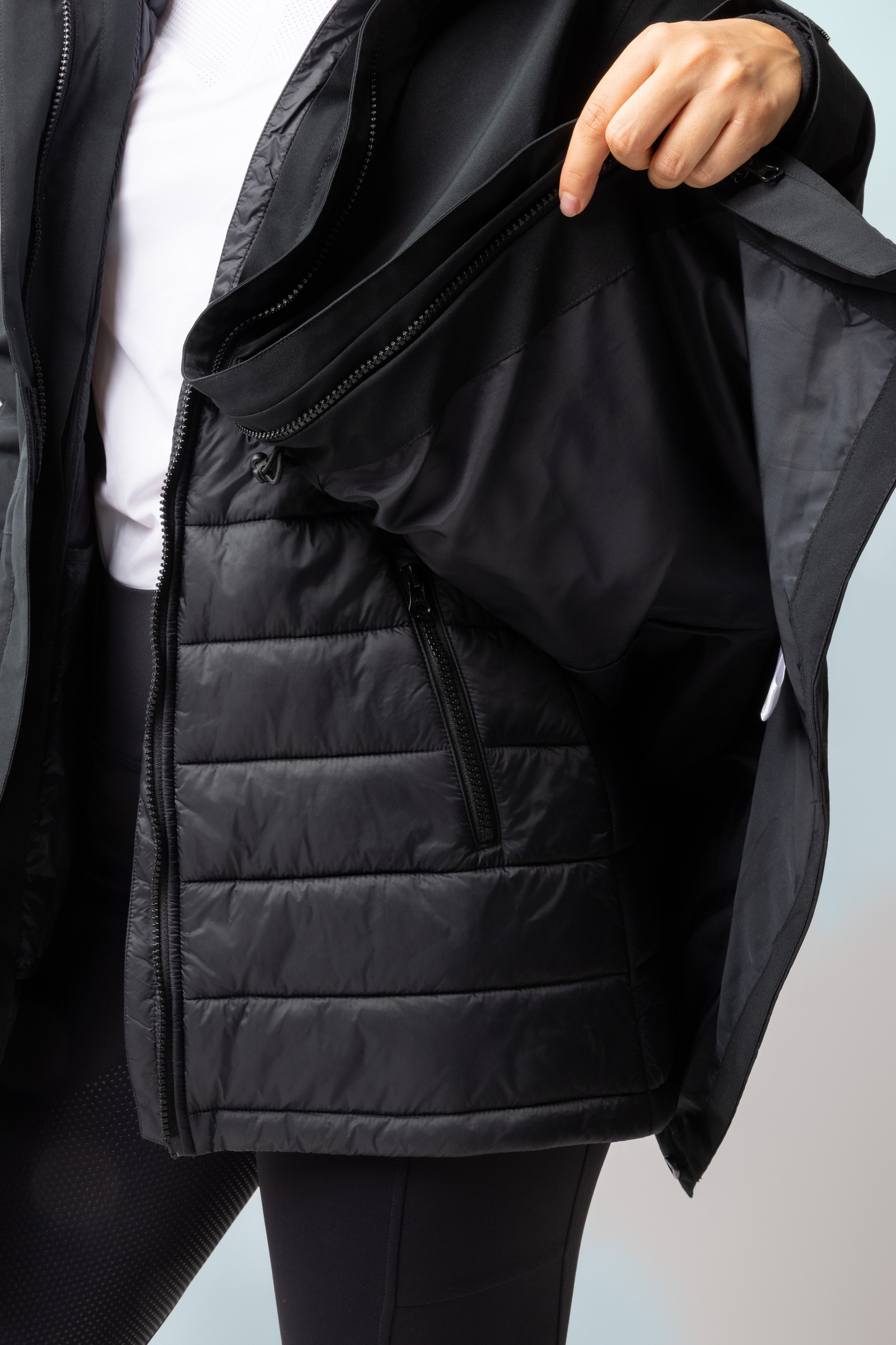 Chaqueta Parka Acolchada 3-en-1 para Mujer Horze Isabella