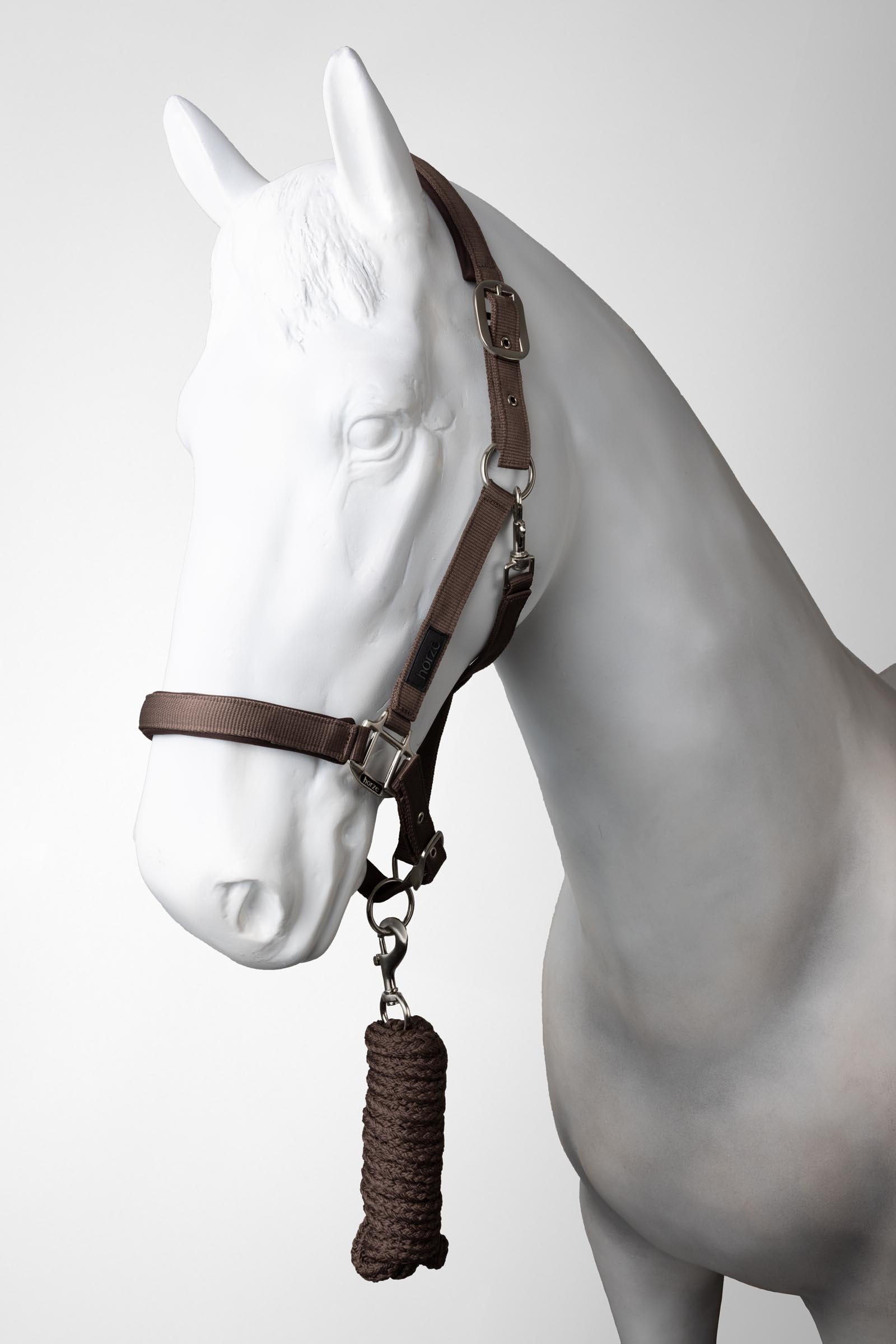 Coffee Quartz Horze Lucca cabezada cuadra & ramal set