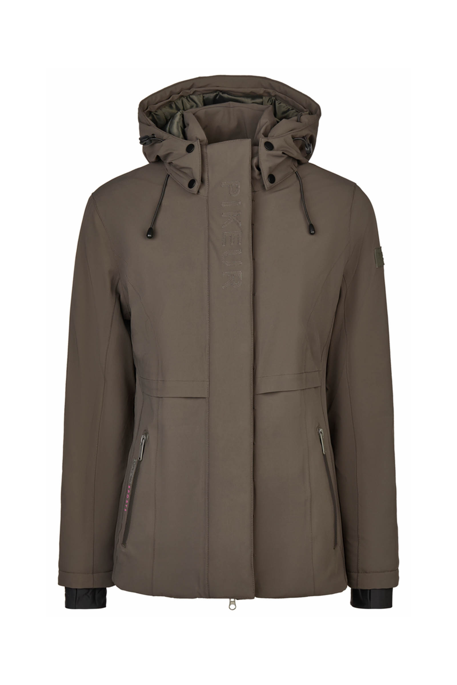 Deep Khaki Pikeur Sports Chaqueta Impermeable Mujer
