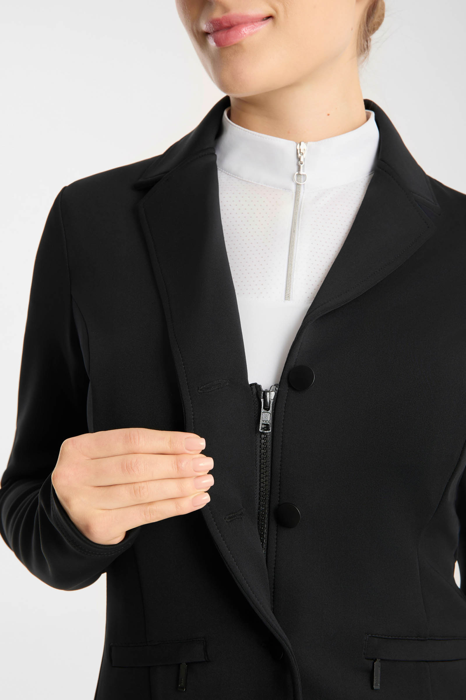 Horze Gisela chaqueta de concurso perforada para mujer