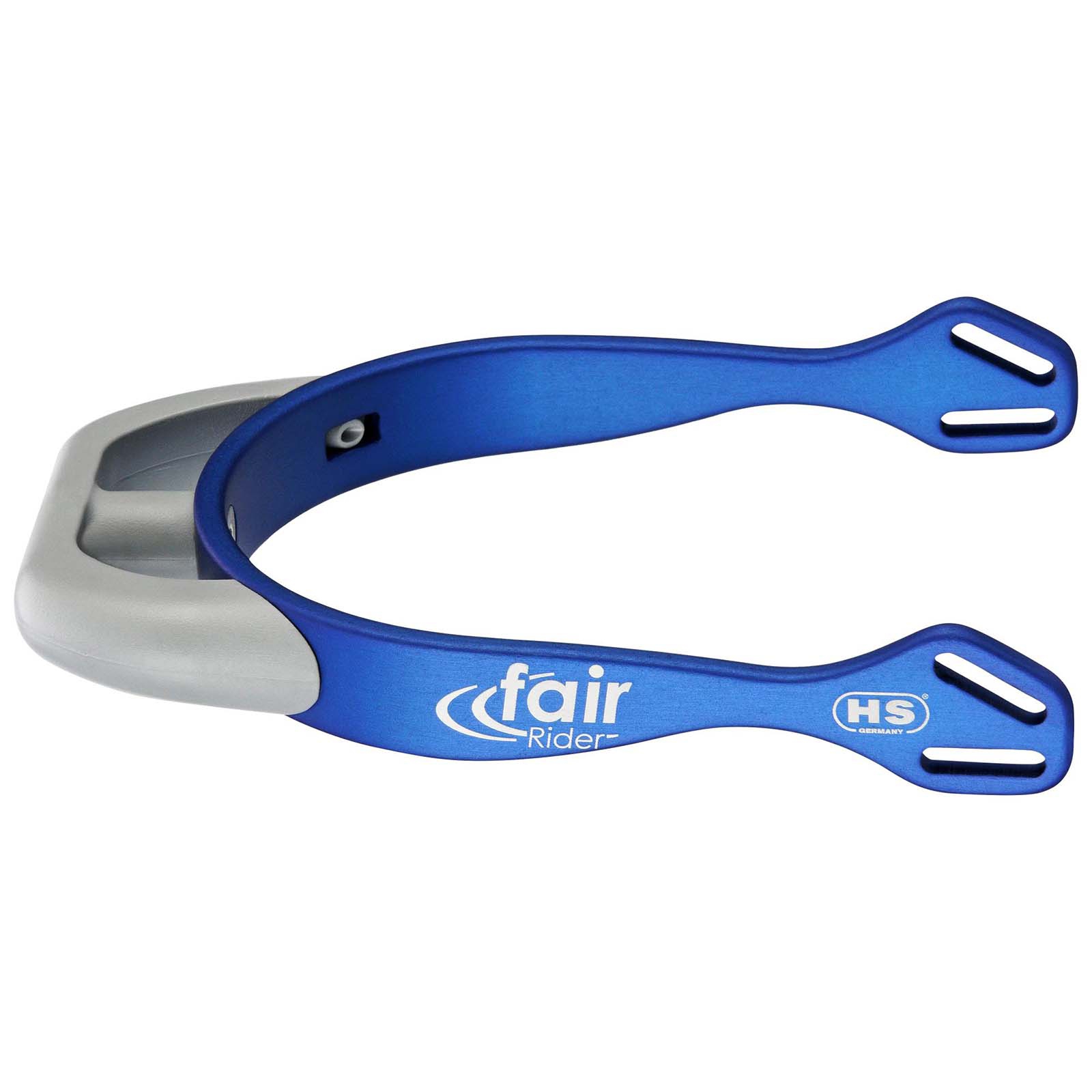 Blue/Smoke Grey Espuelas de Aluminio con Gallo Plano Sprenger FairRider 20mm