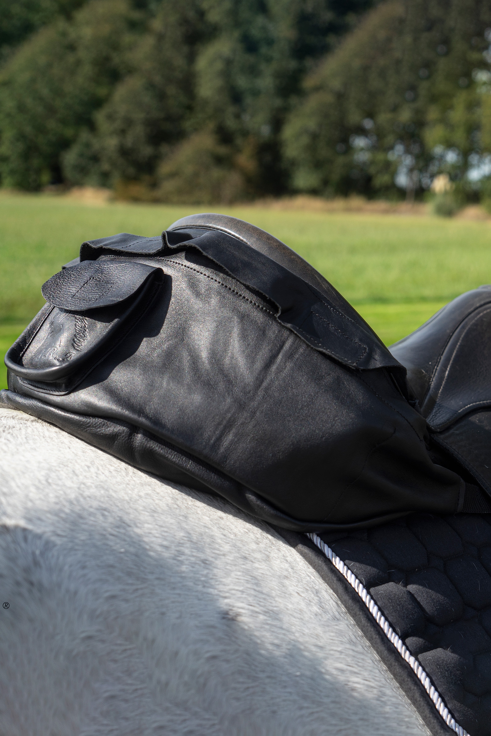 F.R.A. Freedom Riding Articles Taro Saddle Bag Simple Leather