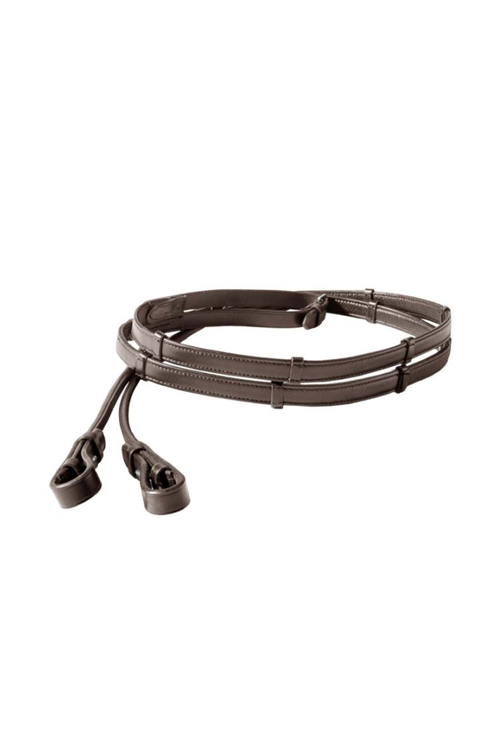 Brown Riendas Kavalkade Florina Cuero Suave Cosido Redondo