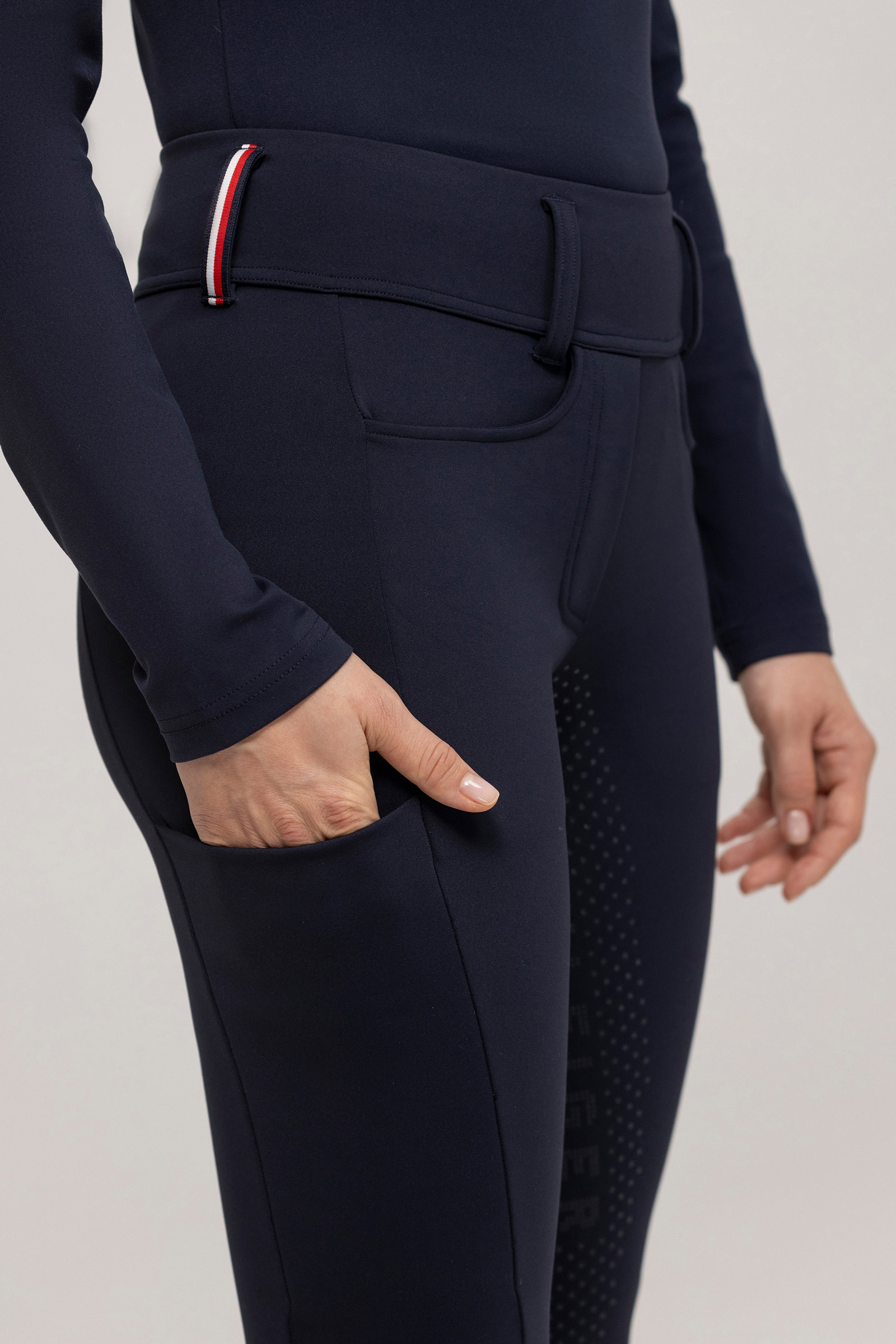 Tommy Hilfiger Equestrian Vermont pantalones de montar para mujer con refuerzo de asiento completo