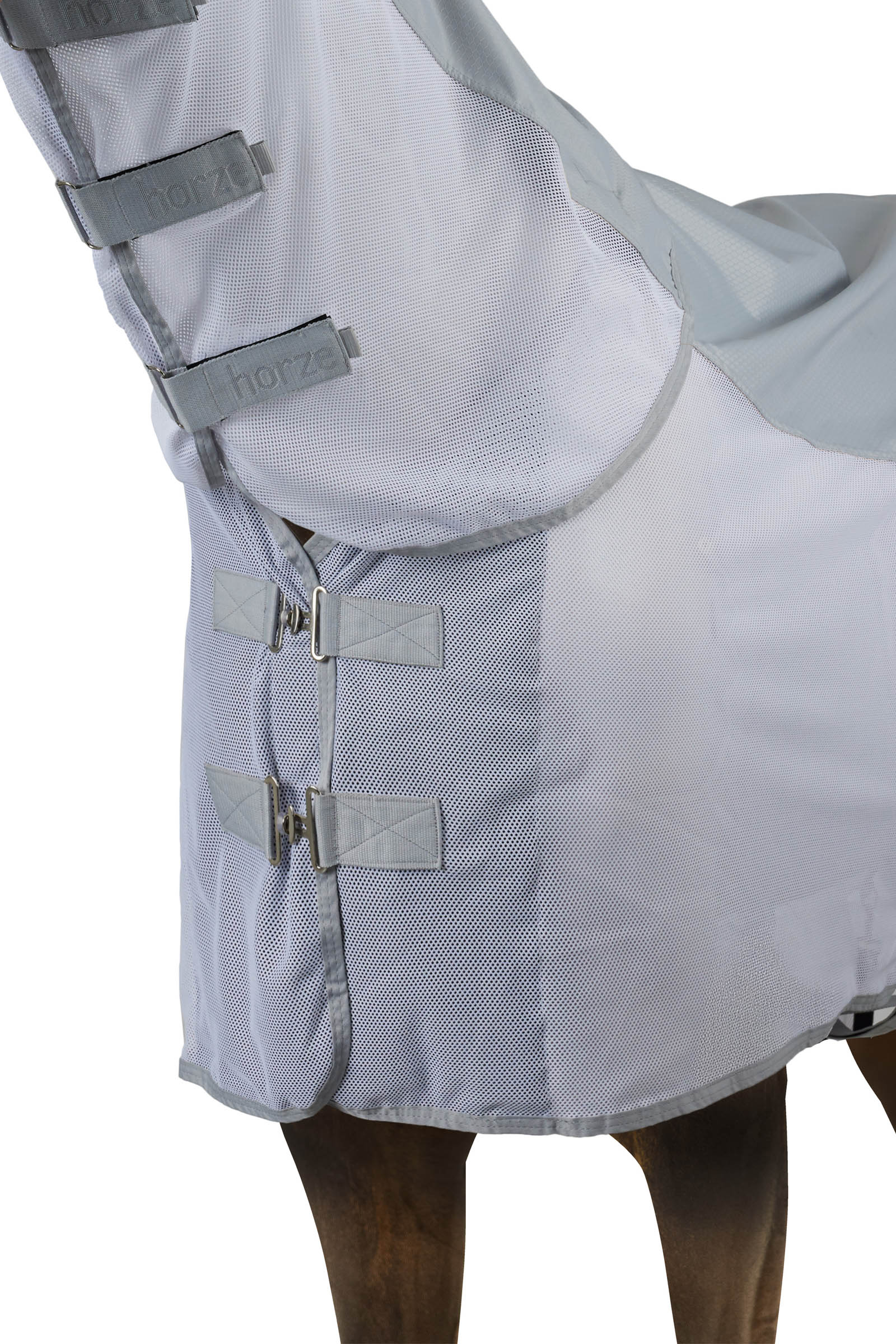 Horze Nevada II combo manta lluvia y antimoscas con cuello desmontable