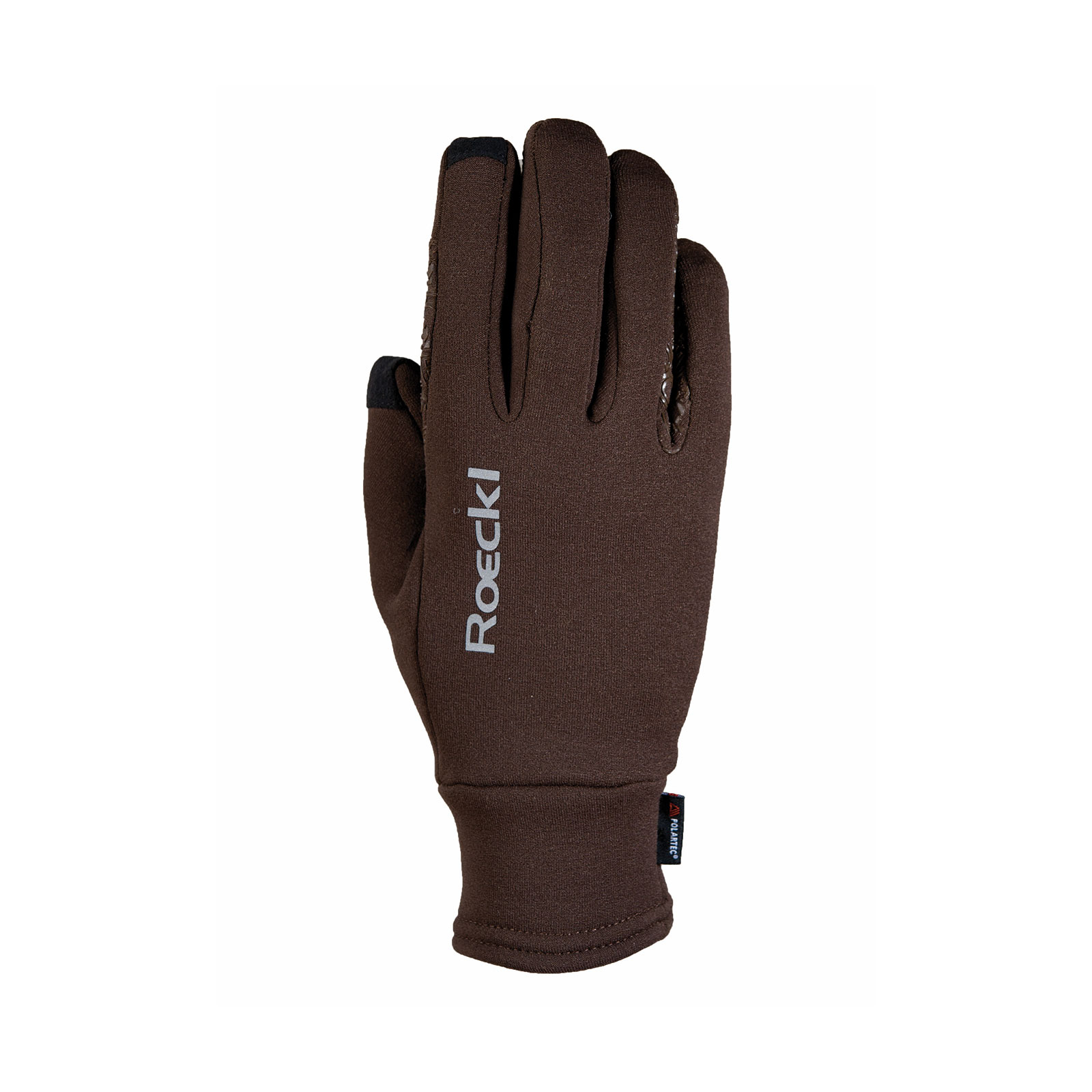 Dark Brown Guantes Polartec Power Stretch Roeckl Weldon
