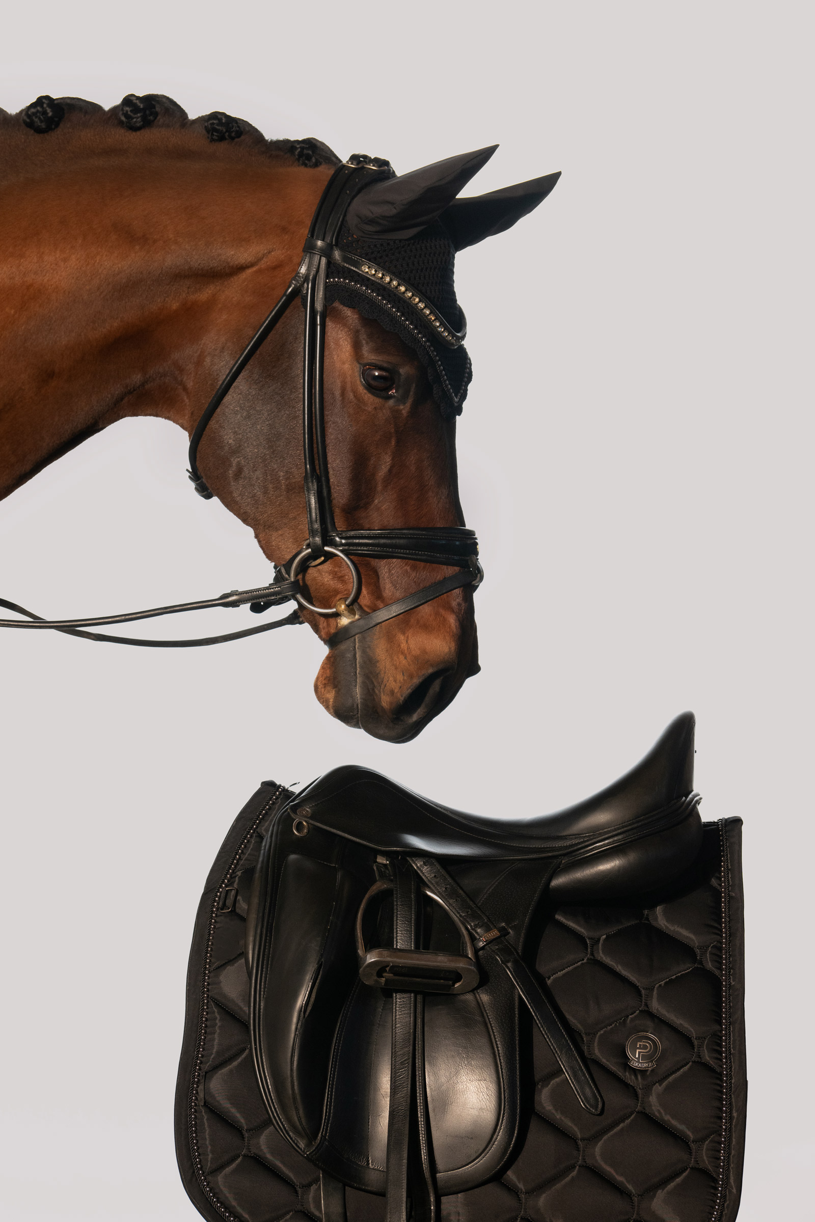 Eskadron Platinum 25 Pearls Orejeras caballos