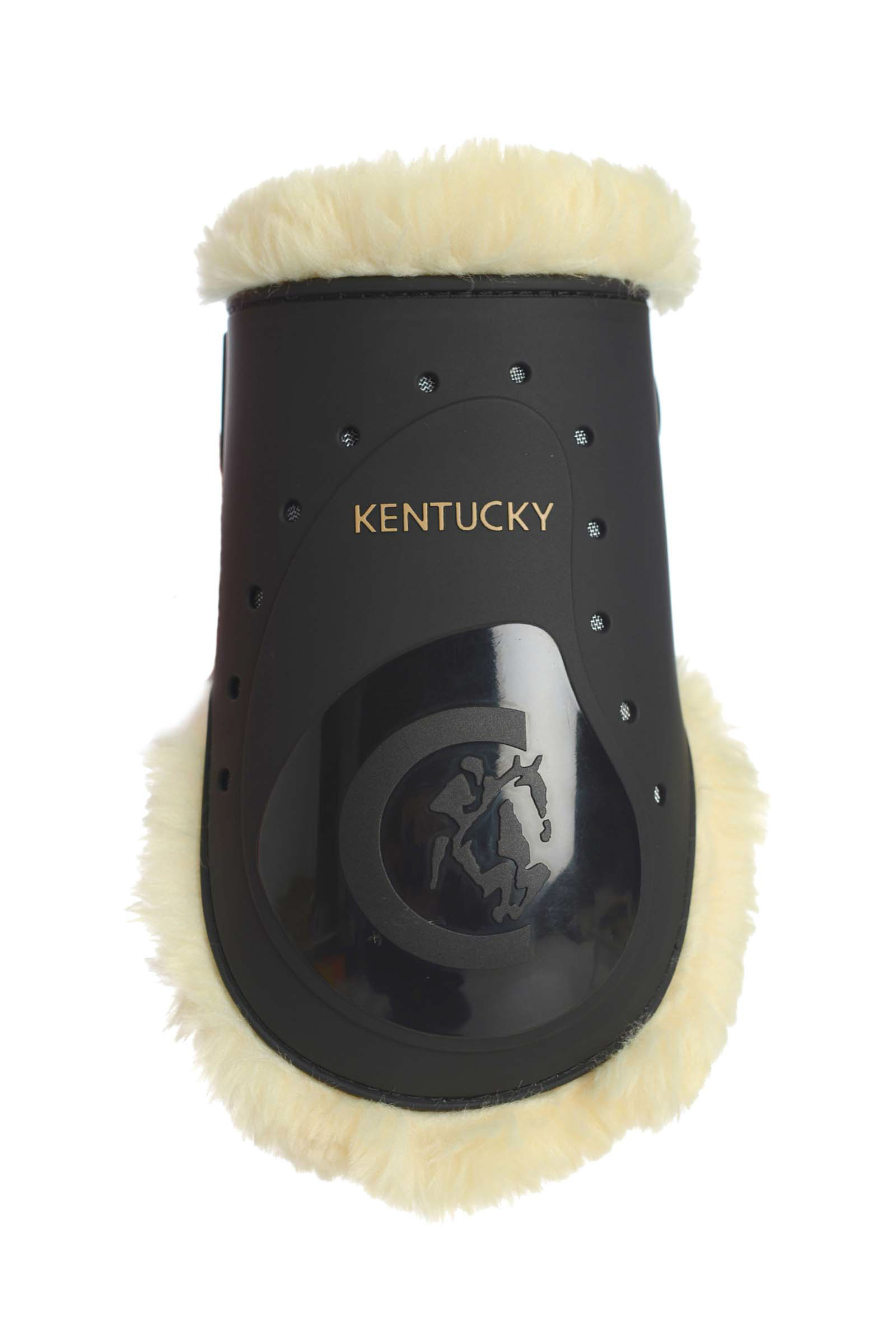 Protectores de menudillo de piel de oveja Kentucky Horsewear elásticos
